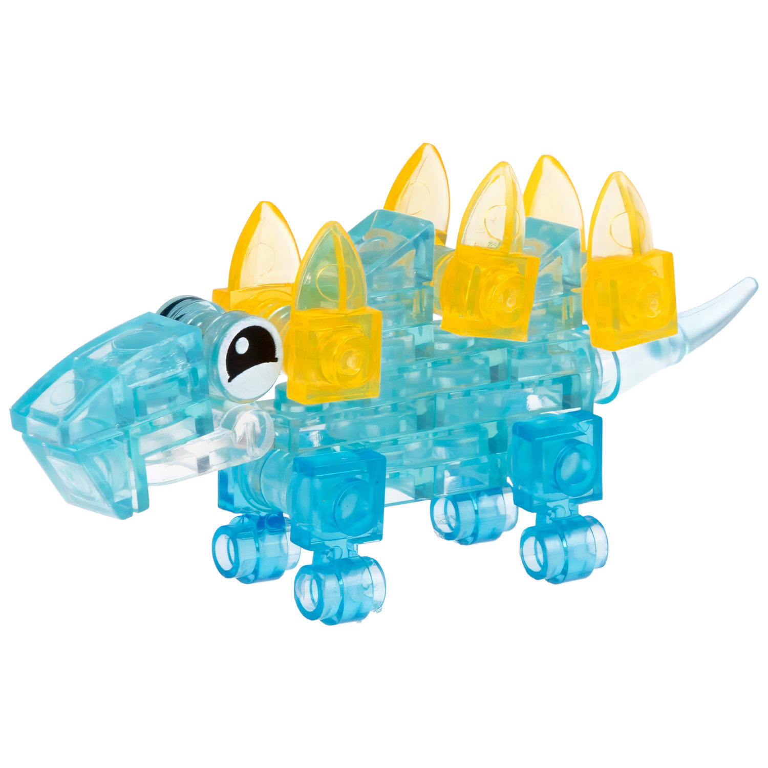 1Toy Blockformers "Планета динозавров" прозрач. блоки  (д/б 12 шт., в асс. 12 видов, коробка)