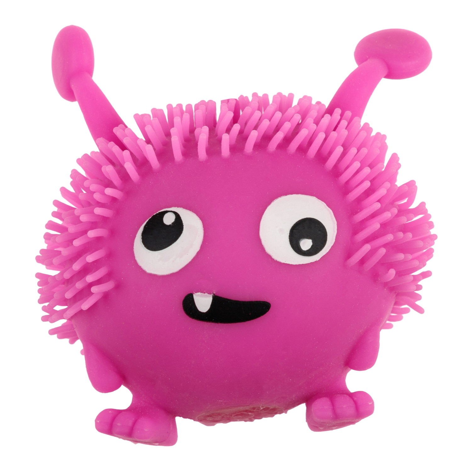 Игрушка-антистресс для рук 1toy Йо-Ёжики, "Монстр" 6 см, со светом, 4 вида в ассортименте