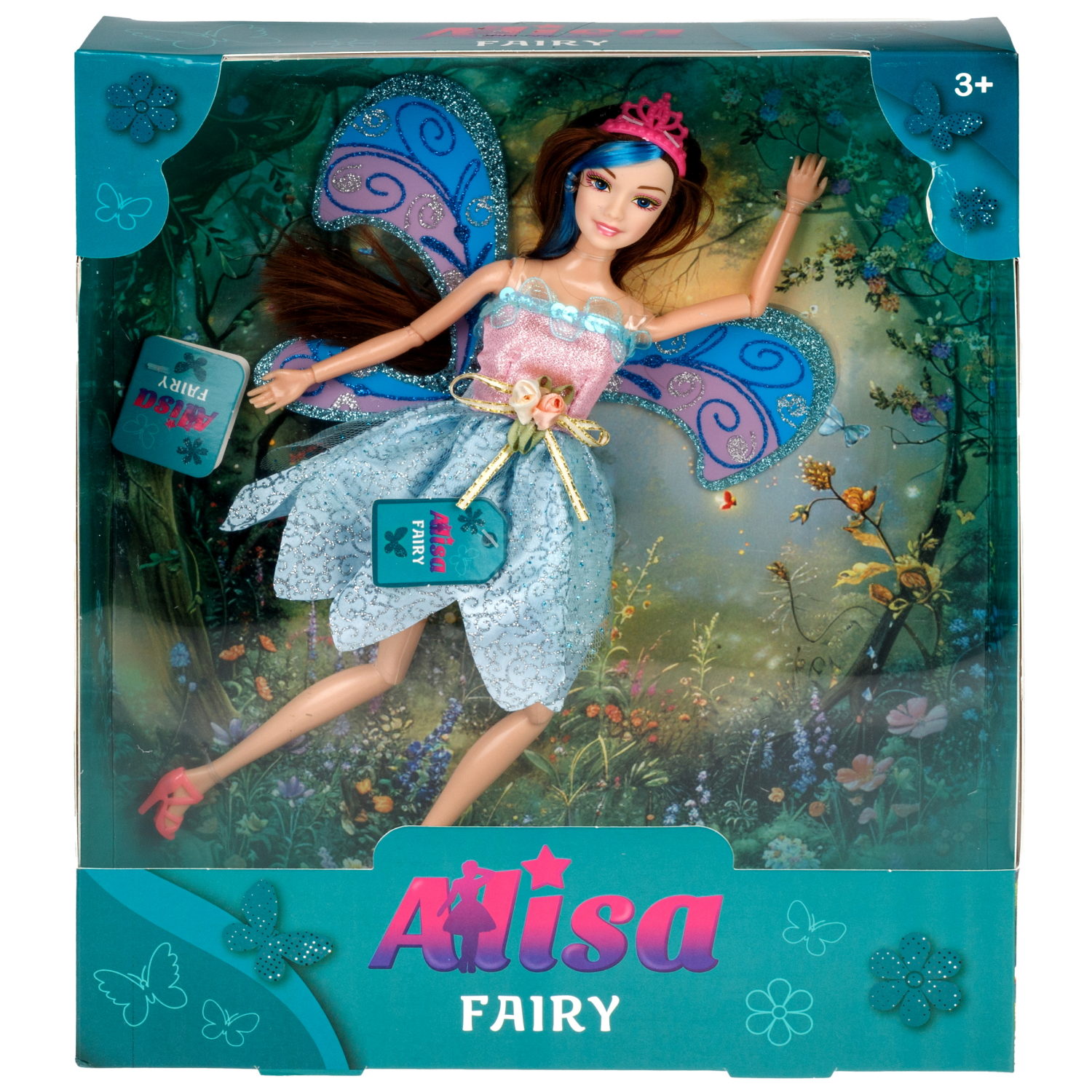 Кукла фея Alisa Fairy с крыльями, аксессурами, 29 см