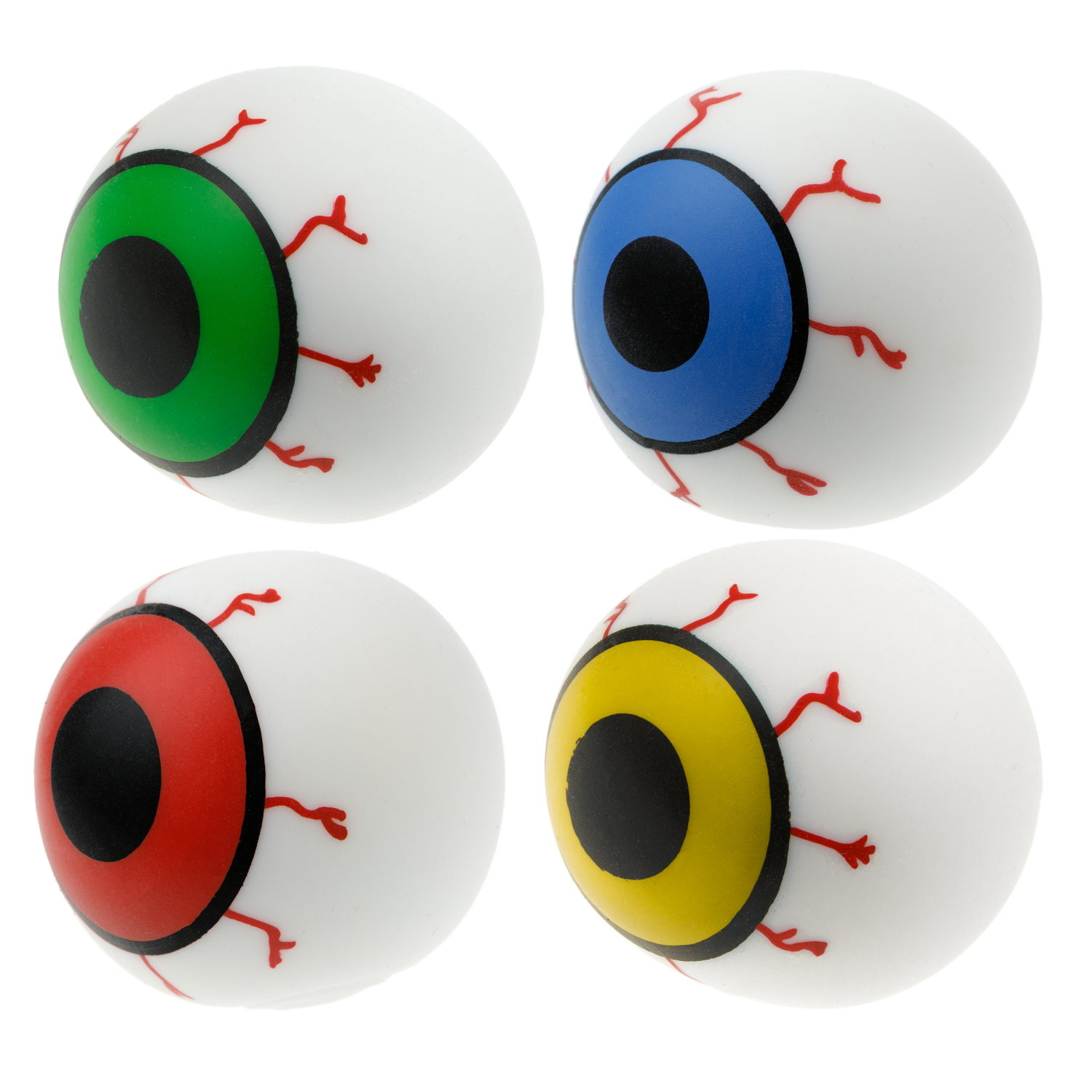 Антистресс-игрушка 1TOY Крутой замес Зомби глаз, 4 цвета в ассортименте, 6 см
