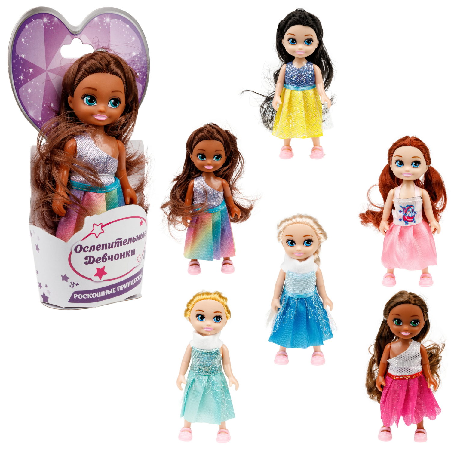 1TOY Куколки-феи мини, 6 видов в асс.