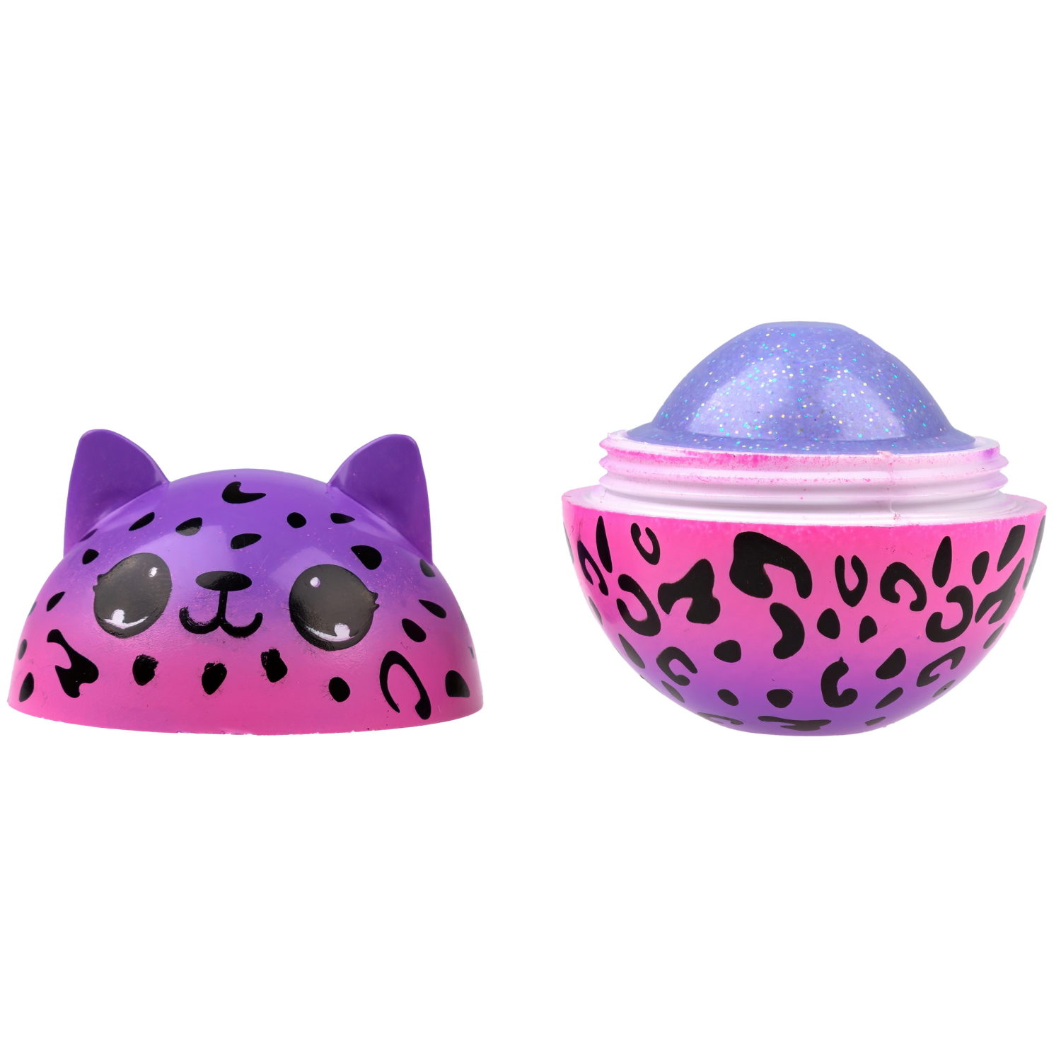 Бальзам для губ с блёстками Lukky Angel «Сиреневая дымка»,с ароматом клубничного мороженого, 6 г