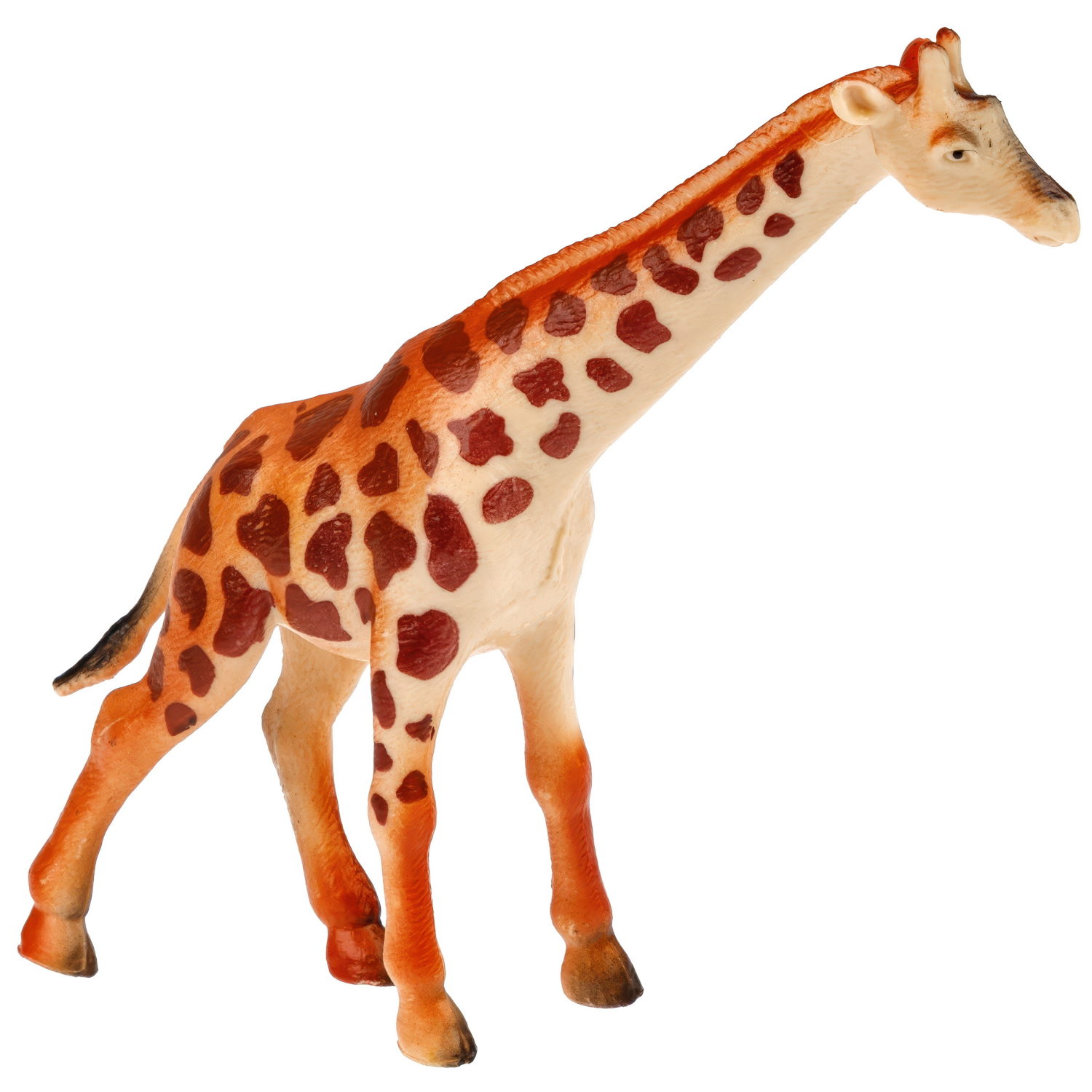 Игровой набор 1TOY "В мире животных", фигурки диких животных Африки: фламинго, страус, обезьяна, гиена, орикс, 10 шт.