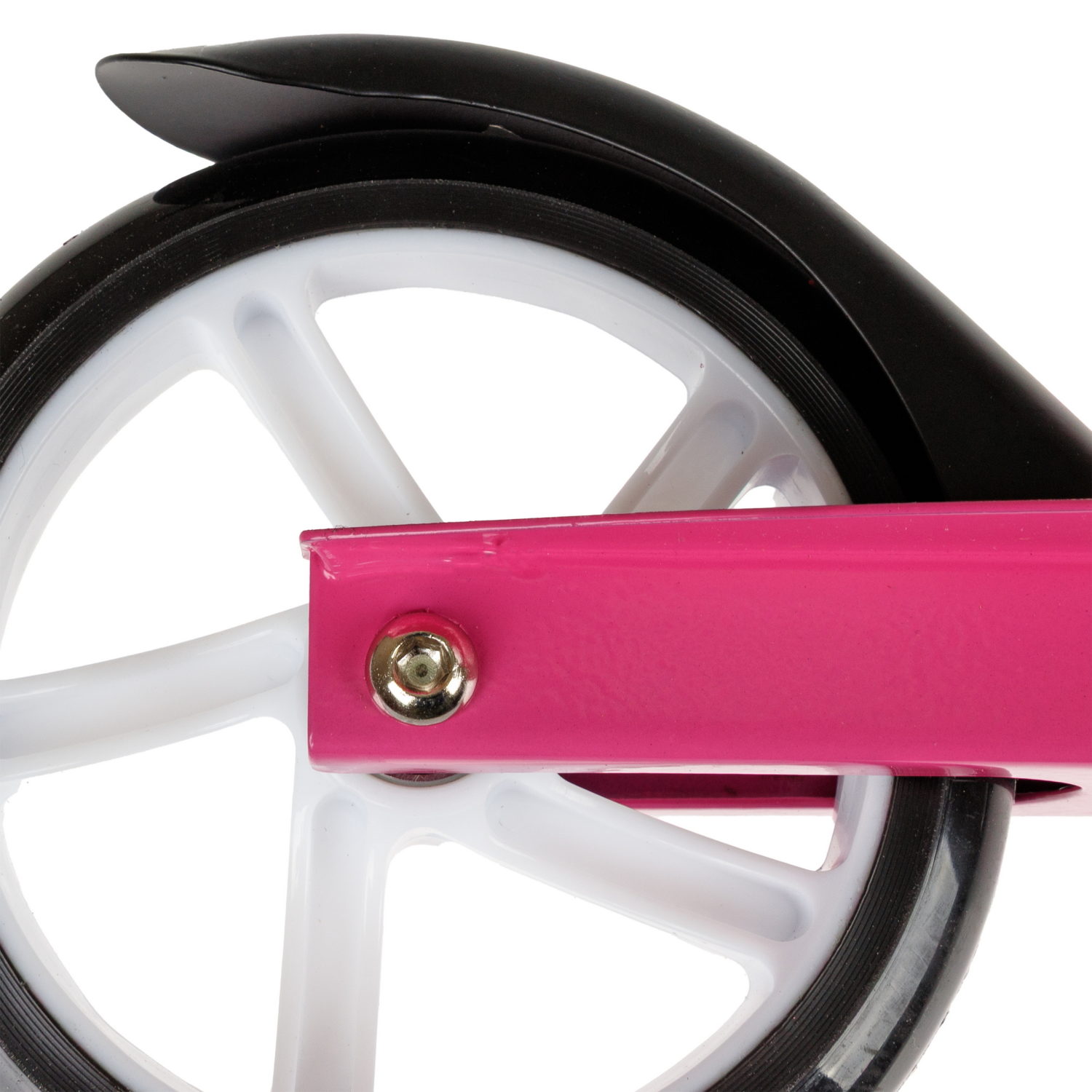 Самокат Navigator, 2-х кол. PU 2х145 мм, складной, TPR грипсы, , розовый металлик