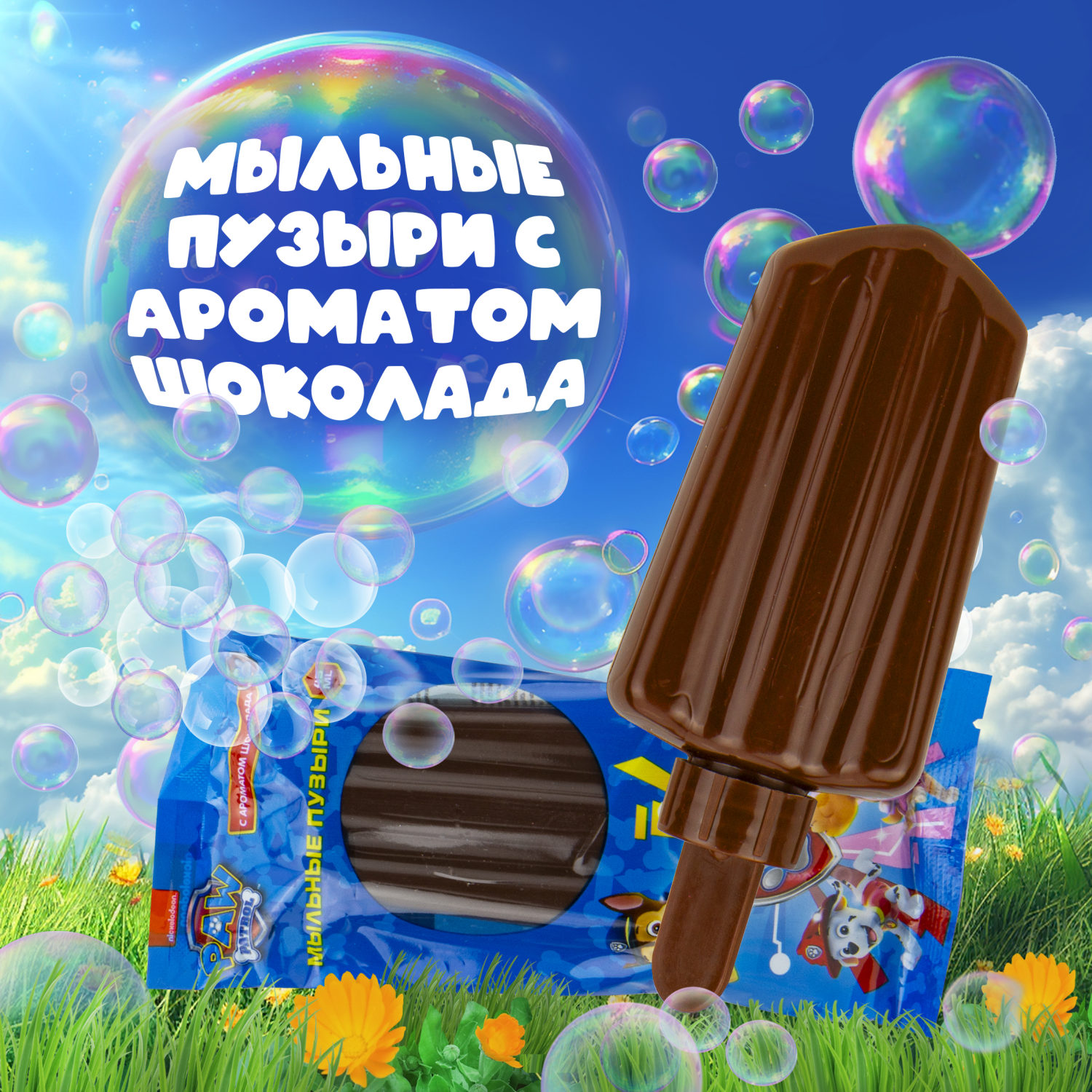 Мыльные пузыри 1TOY "Щенячий патруль" (45 мл.).