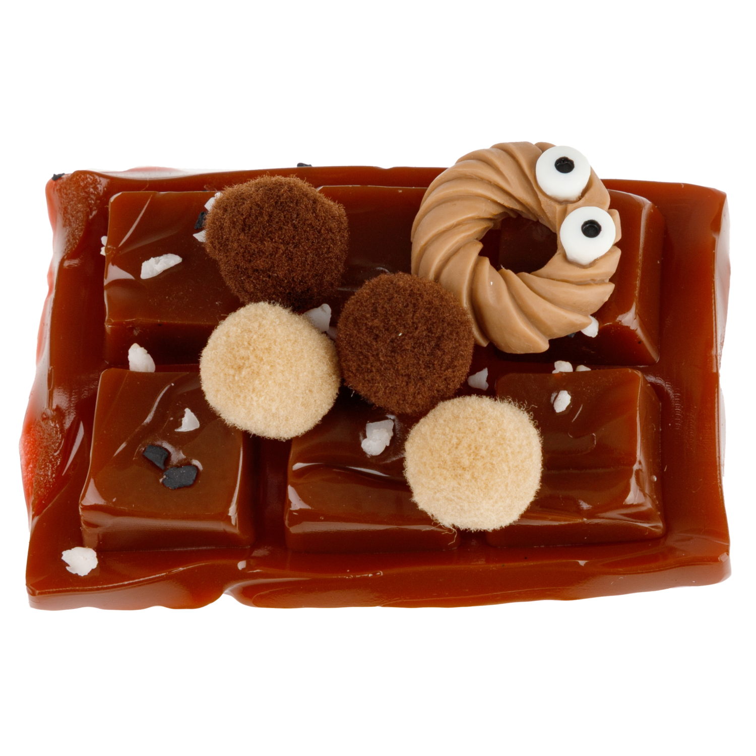 Игрушка-антистресс 1TOY Крутой замес Няшка-вкусняшка шоколад, 7х5х1,5см, в ассортименте