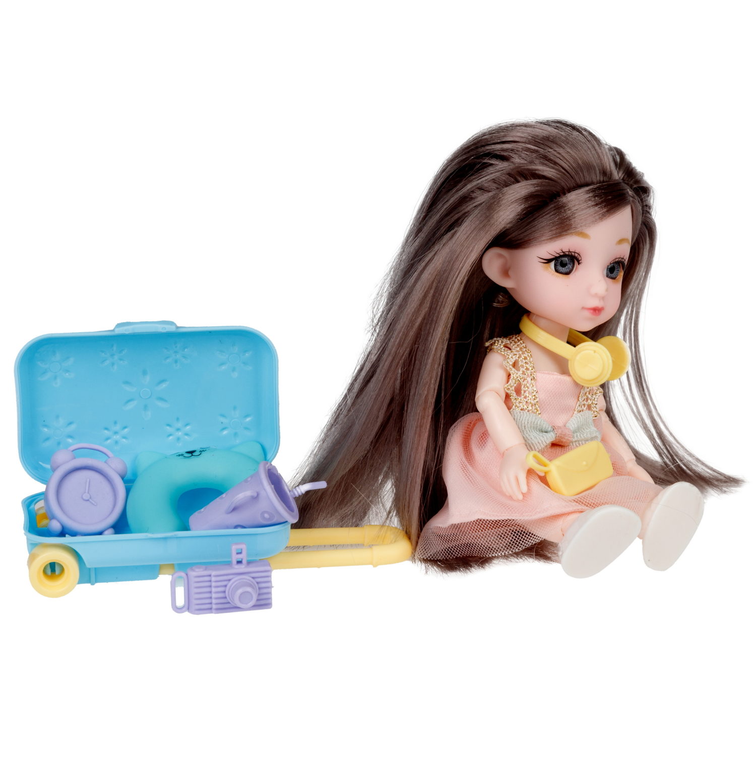 Alisa Kawaii mini, набор "Путешествие", кукла 15,2 см