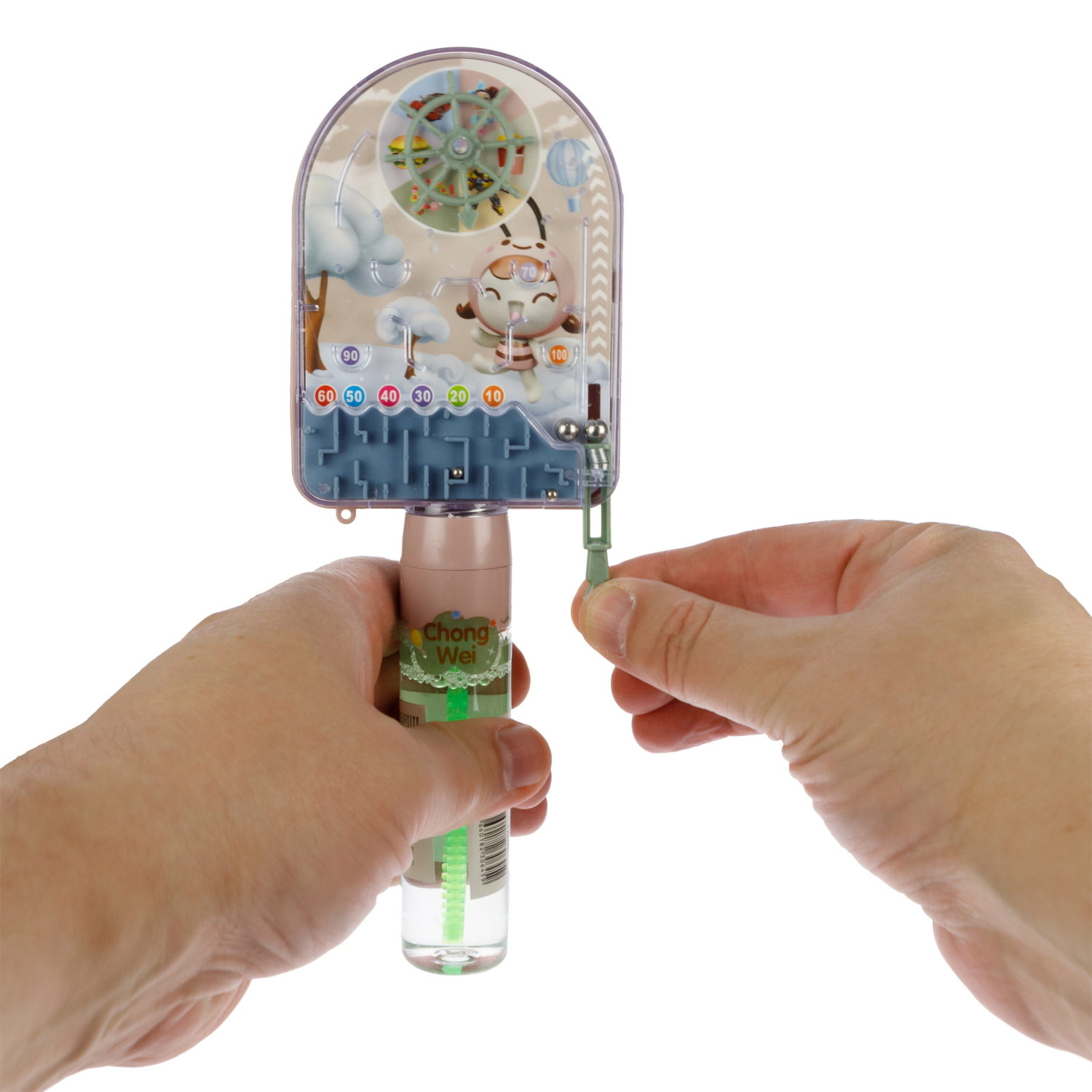 Мыльные пузыри 1TOY Мы-шарики! колба с игрушкой пинбол 40 мл