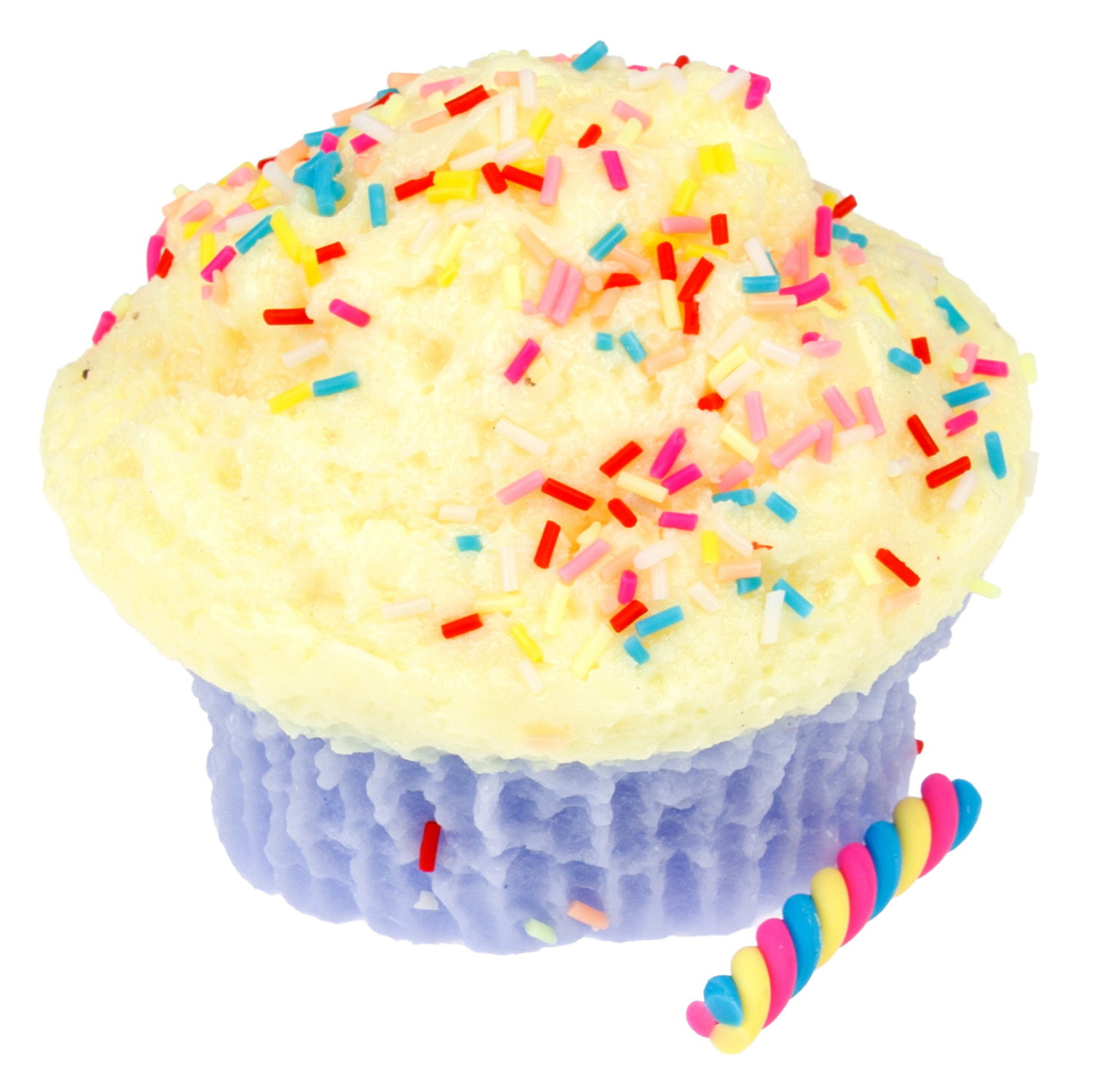 Игрушка-антистресс 1TOY Крутой замес «Няшка-вкусняшка», «Кекс с посыпкой», с колокольчиком, в ассортименте