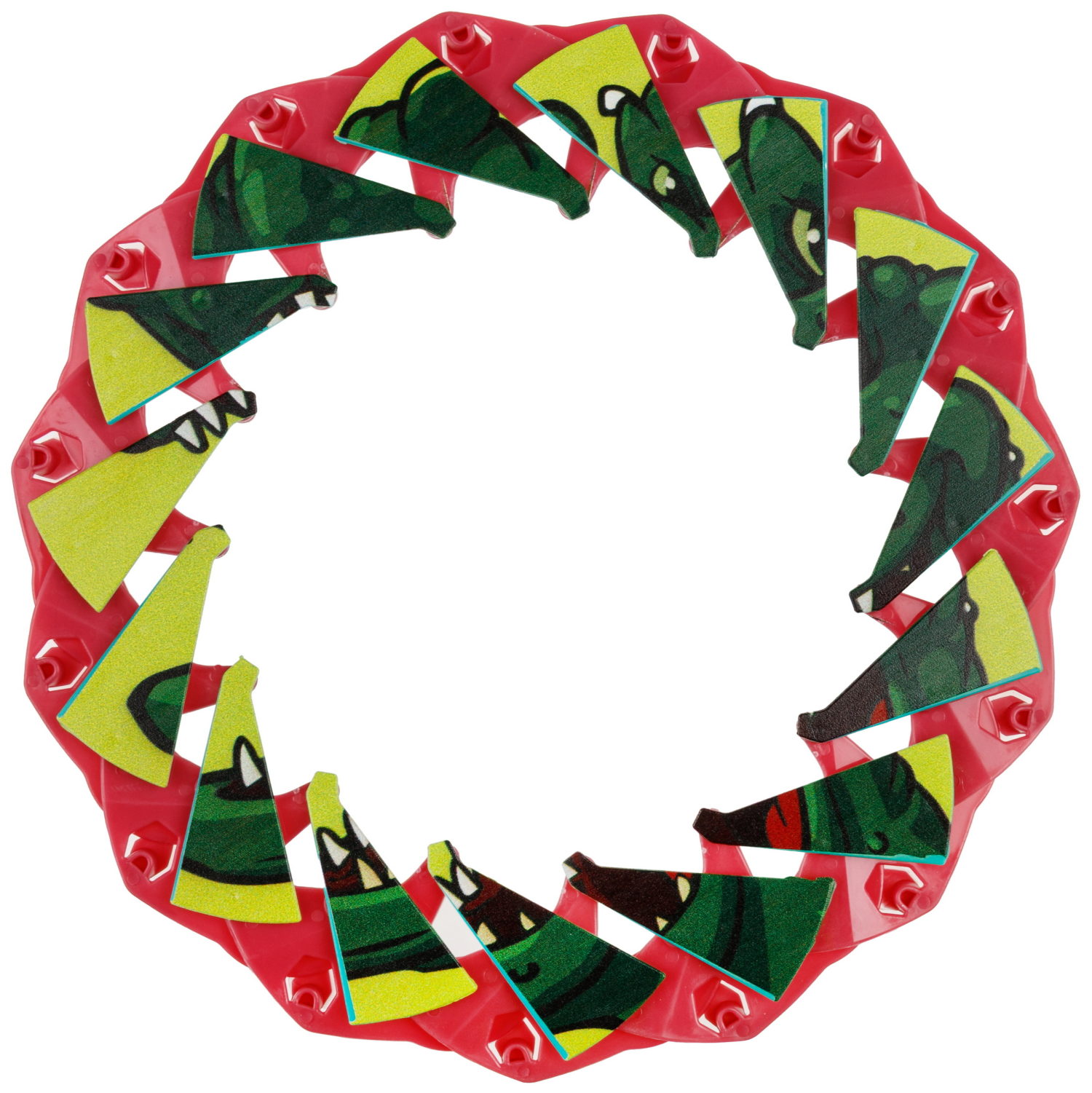 Фрисби складной 1TOY 12/25 см, с принтом, динозавр