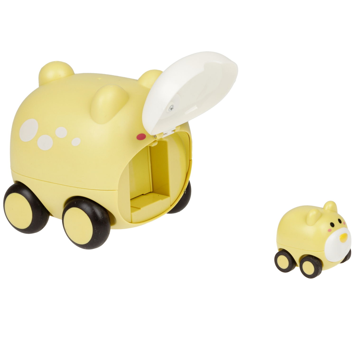 Собака игрушка-катапульта с детёнышем 1TOY УБЕГАЙ-КА