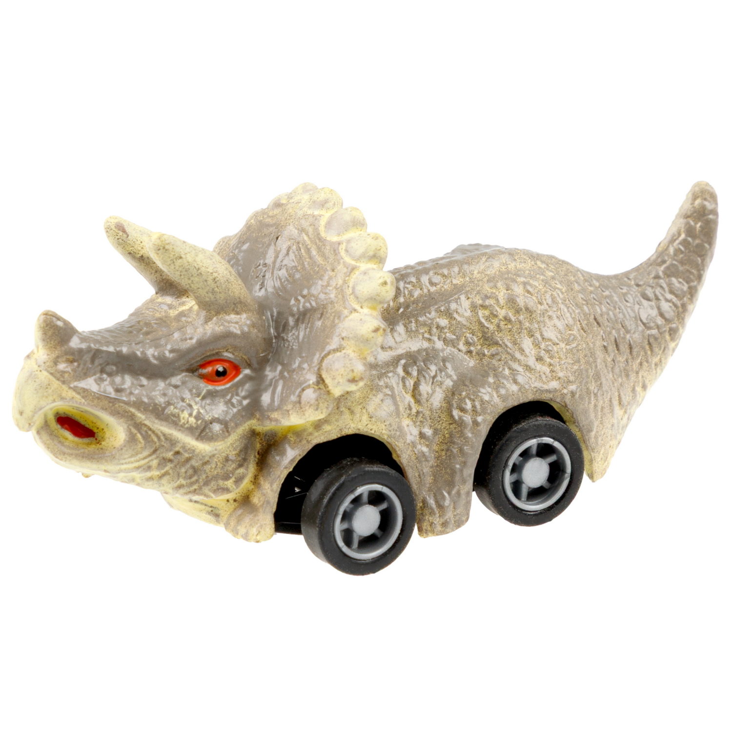 Игрушка для малышей 1TOY Покатушки, динозавр с инерционным механизмом