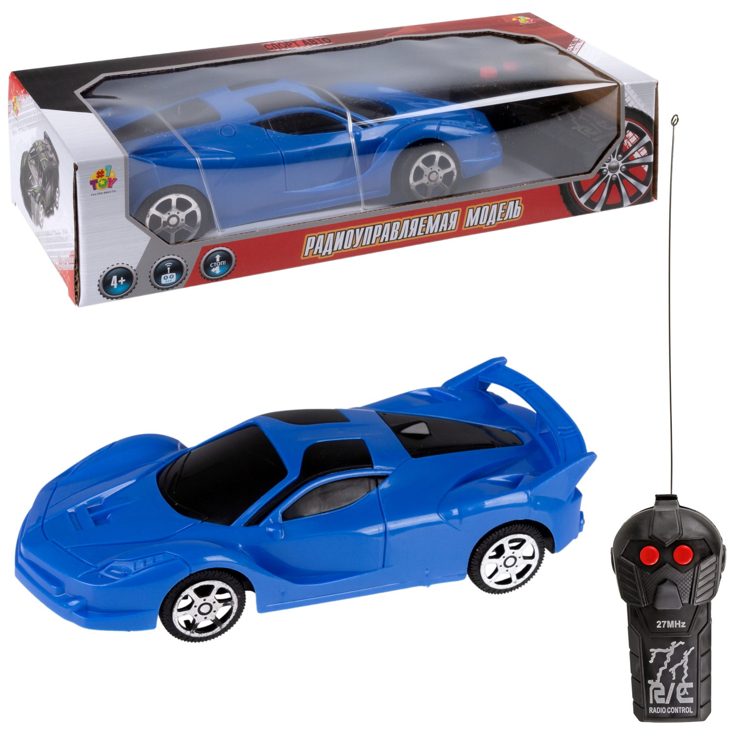 Машинка на пульте управления 1TOY Спортавто