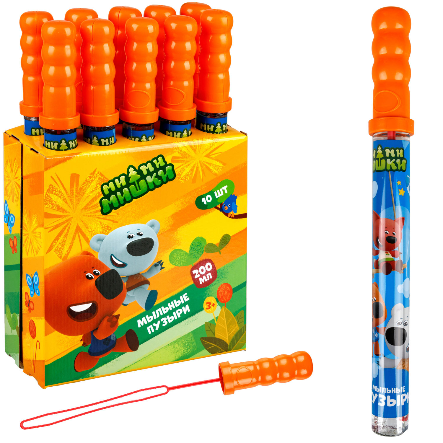 1TOY Ми-ми-мишки, мыльные пузыри, 200 мл