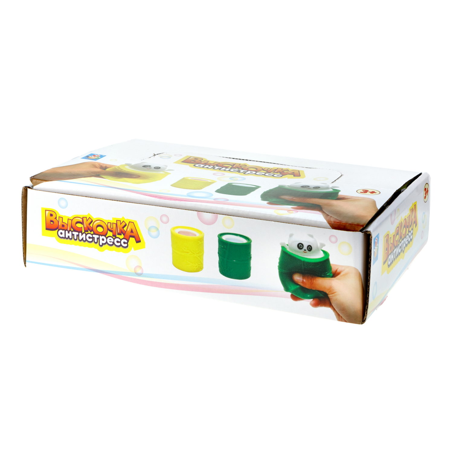 1TOY Жмяка Выскочка.Панда