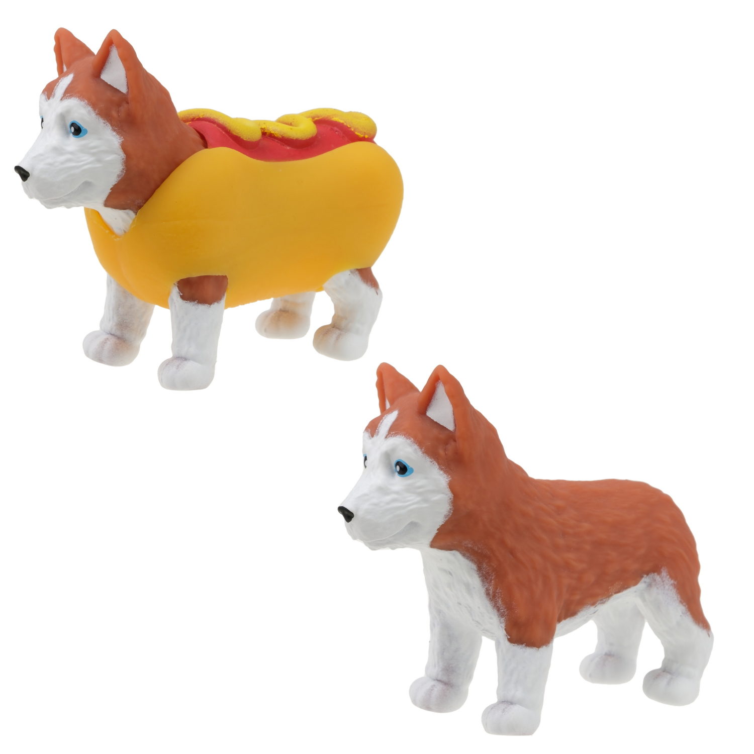 Антистресс игрушка 1TOY Прокачка для собачки серия 3, тянущиеся собачки в костюмчиках, 14 видов, пакет с окном