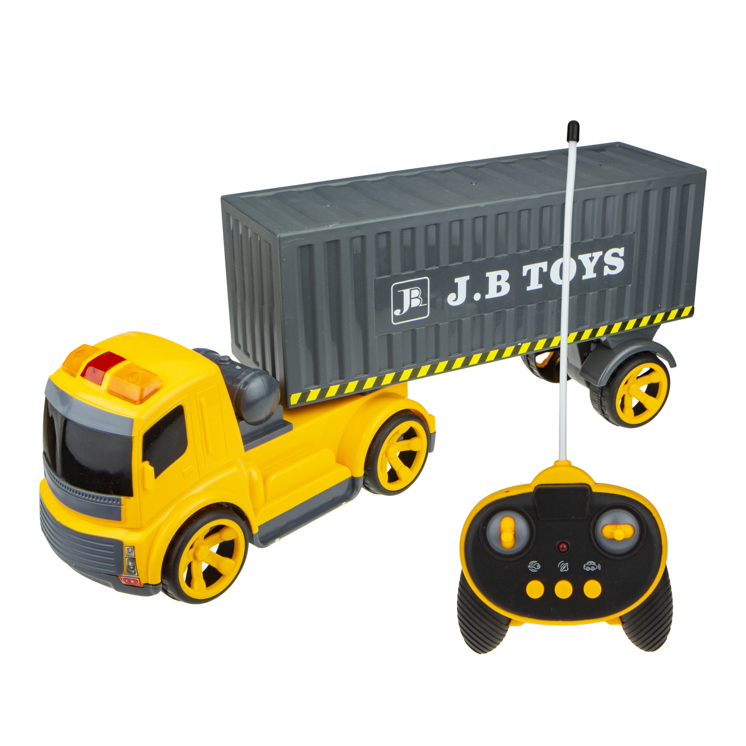 Автовоз 1TOY большая машина для мальчика с прицепом, фура на пульте управления, грузовик, трейлер, камаз на радиоуправлении