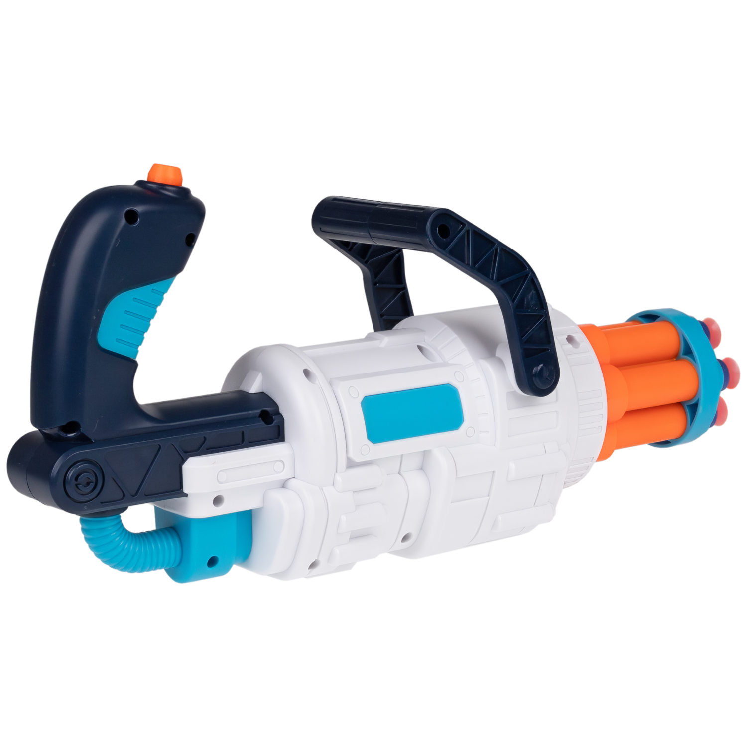 1toy Funmax "M14" бластер механический, 6 стволов, 10 снарядов с присосками