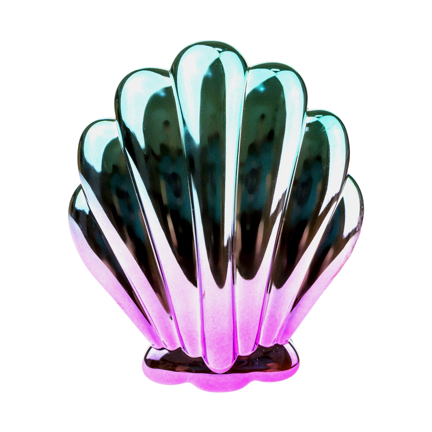 Lukky Набор 3 в 1: расческа+зеркальце "Ракушки" в косметичке, фиолетовый