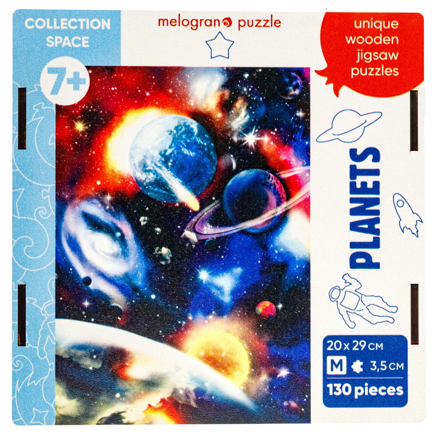 Пазлы Collection Space Космос, 130 деталей