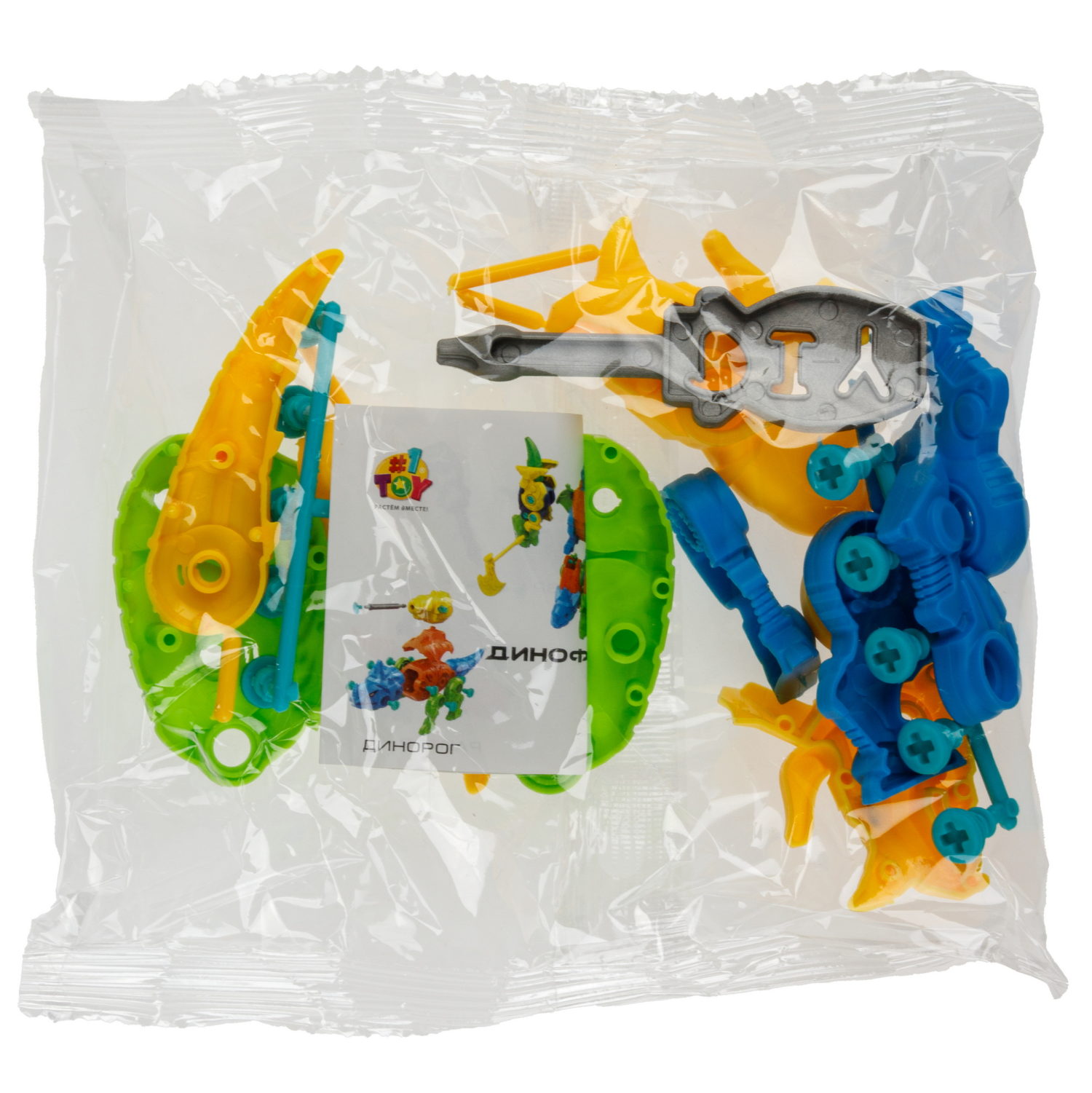 Трансботы 1TOY Зоотехника «Динофайтер», 5 видов, собираются в робота