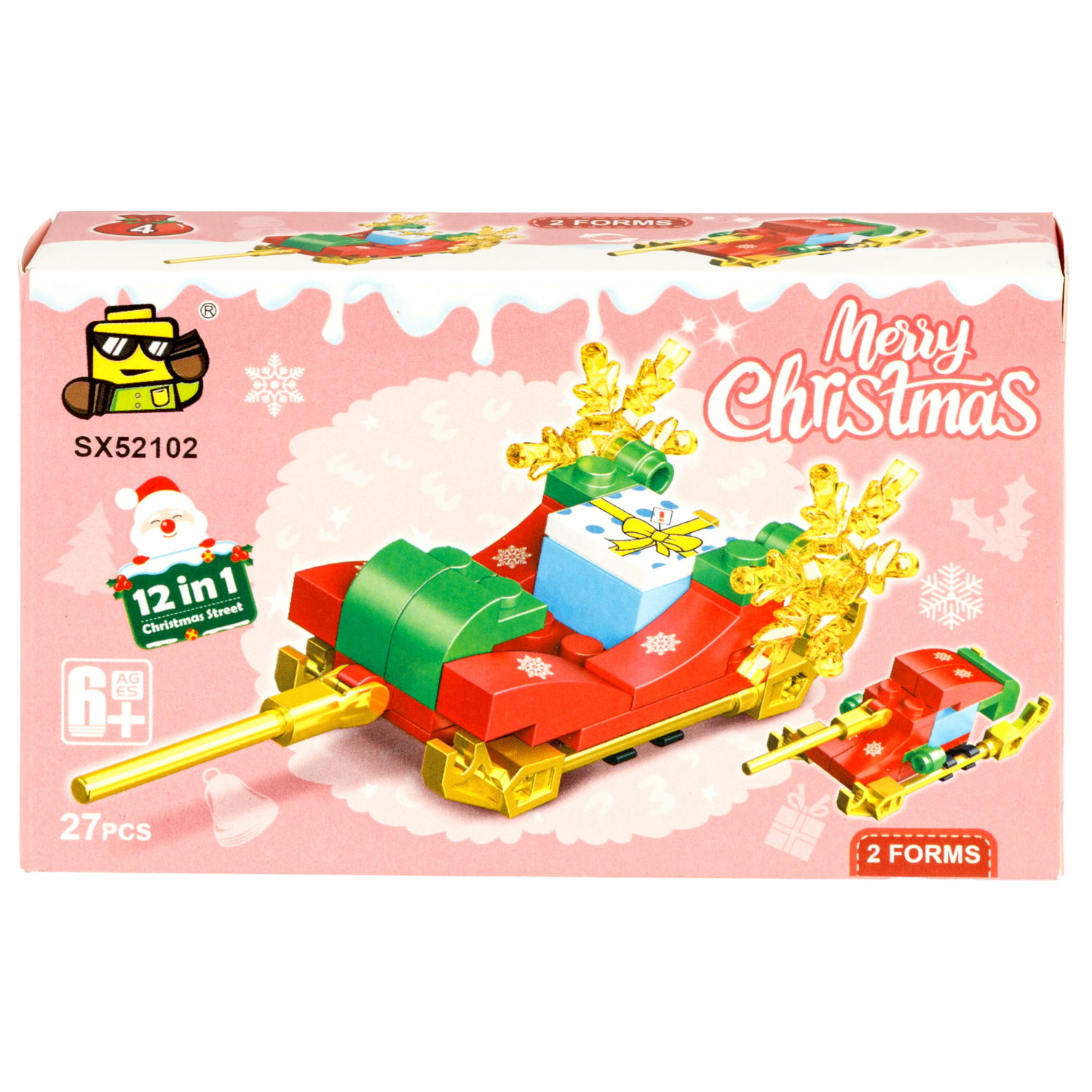 Конструктор 1TOY Blockformers С Новым годом! 12 видов, от 23 до 29 деталей