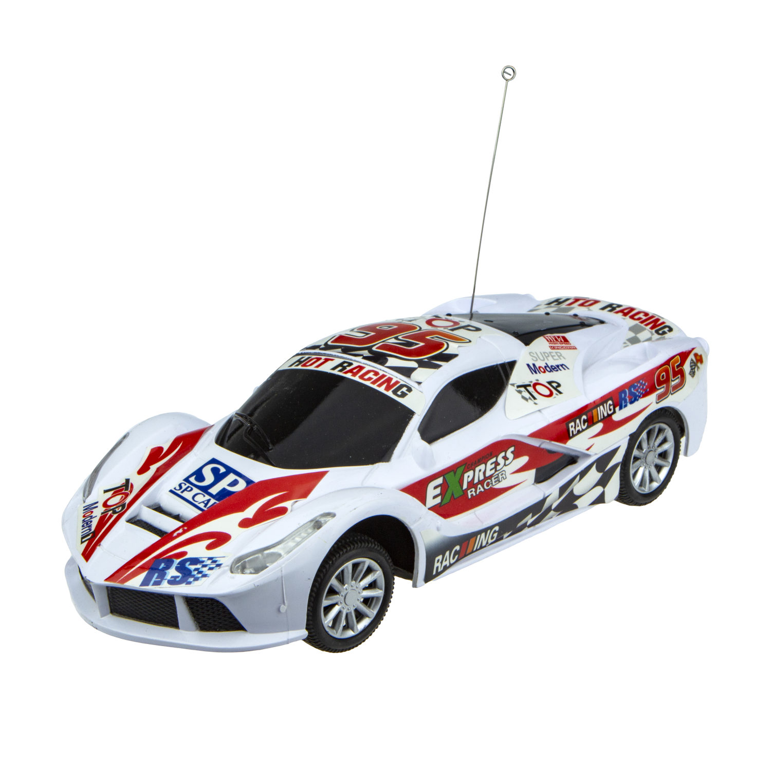 Машинка 1TOY "Спортавто" машина на р/у, белая