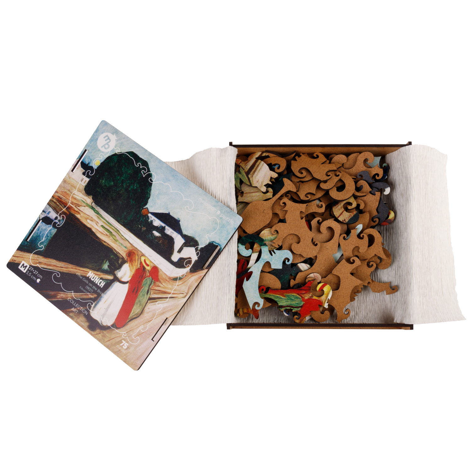 Пазлы Collection Art Эдвард Мунк Девушки на мосту, 75 деталей