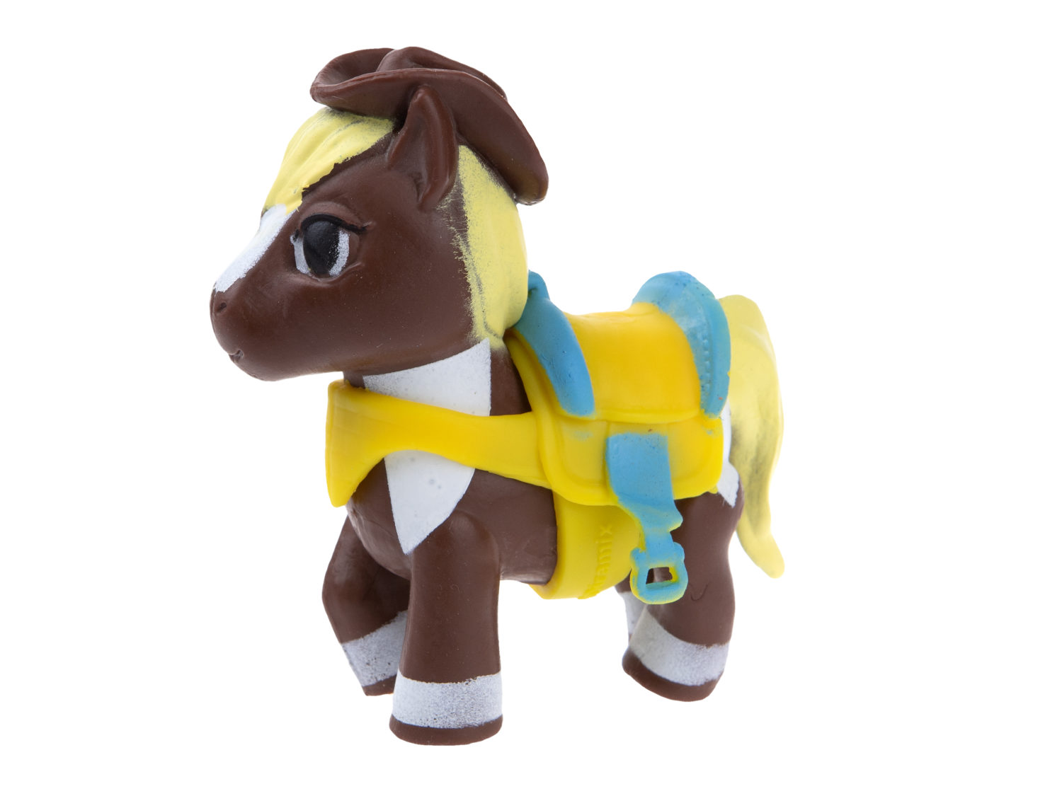 1TOY Пони на фасоне, пони тянущиеся в костюмчиках, 10см, 12 видов, пакет с окном, 12 шт в д/б