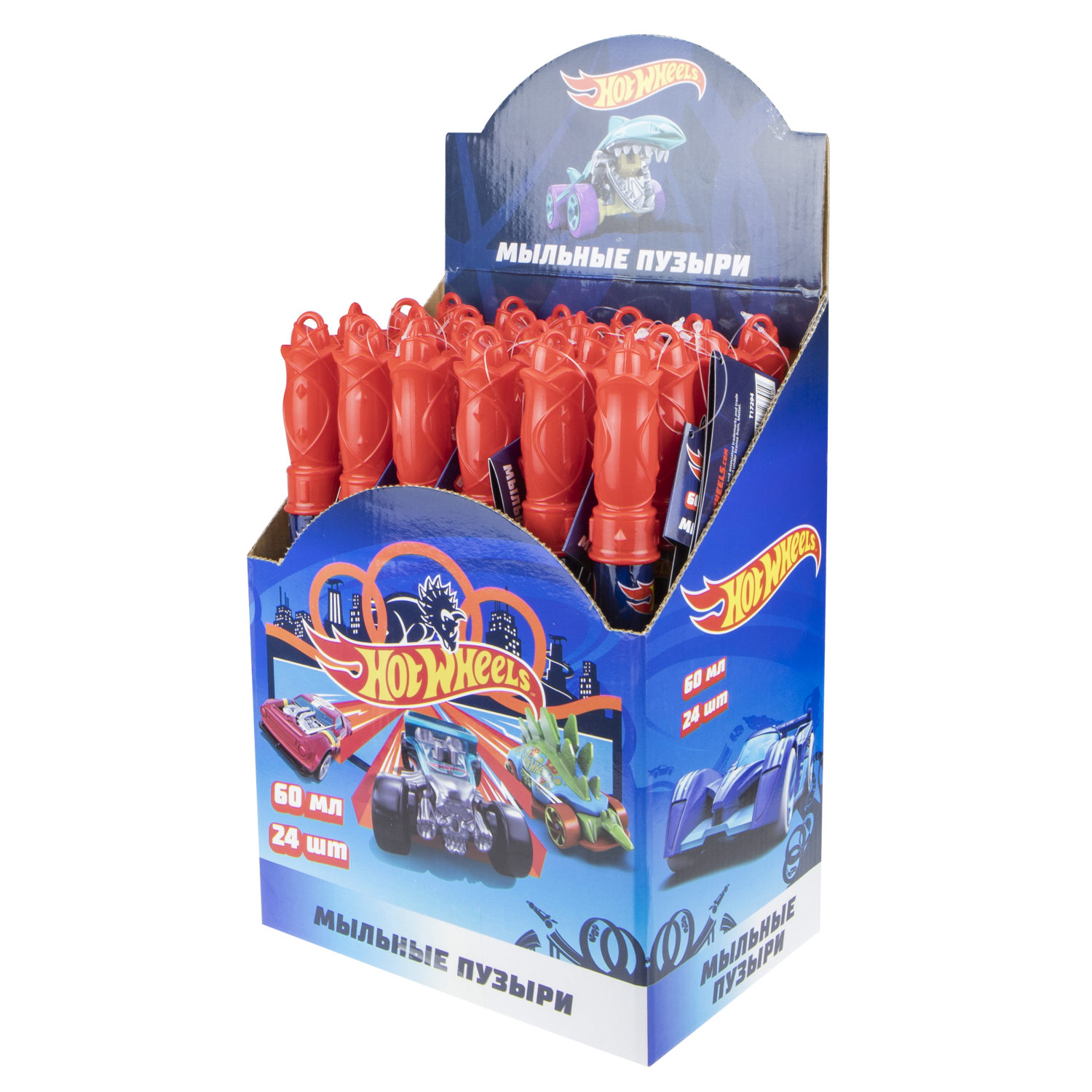 Мыльные пузыри 1TOY Hot Wheels, 60 мл