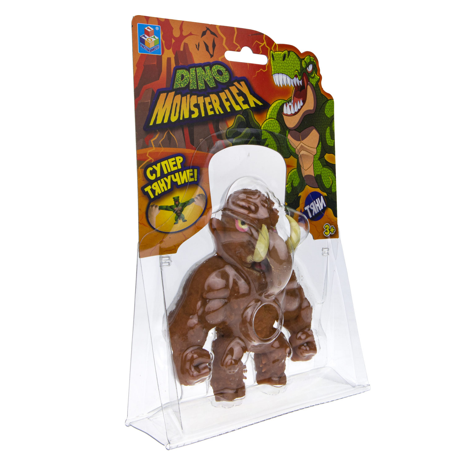 1TOY MONSTER FLEX DINO, тянущиеся фигурки 14см, 14 видов в ассортименте