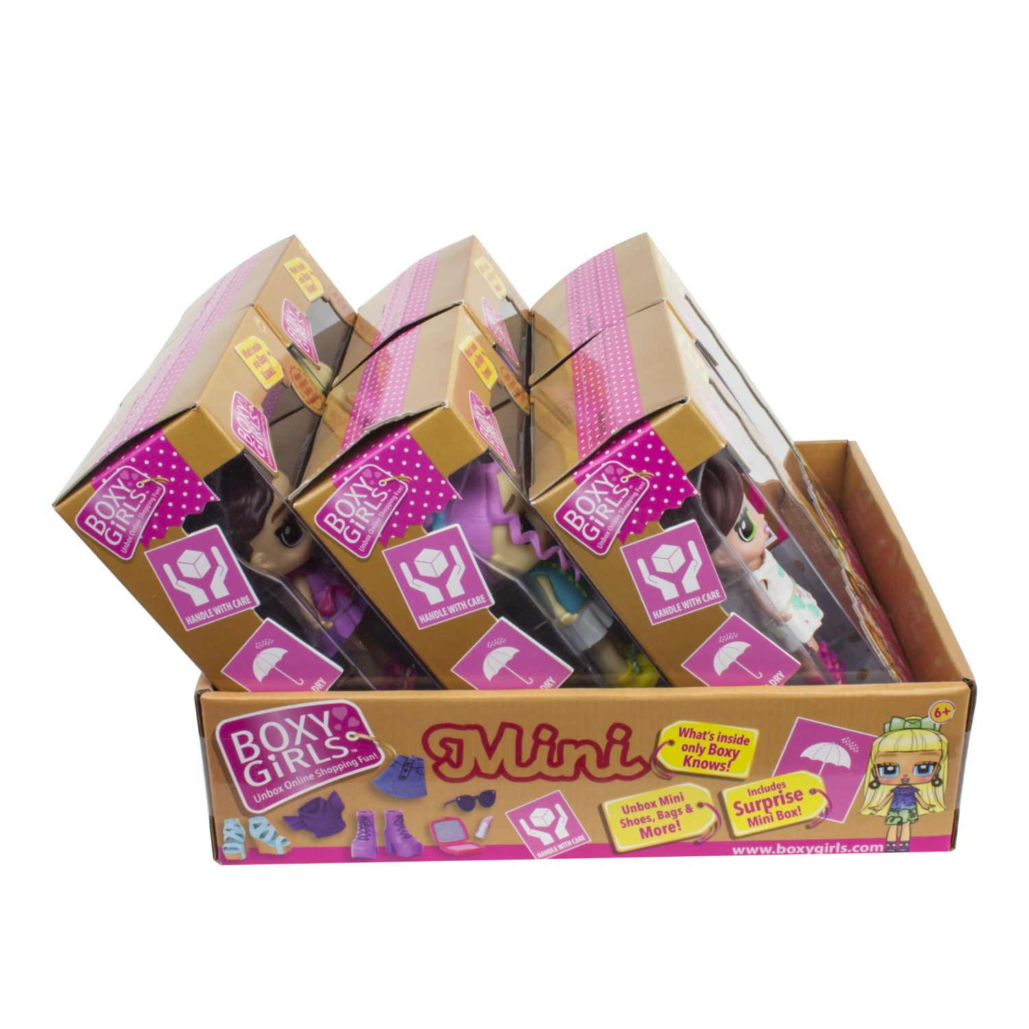 Кукла Boxy Girls MINI 8см с аксессуарами, 6 видов.