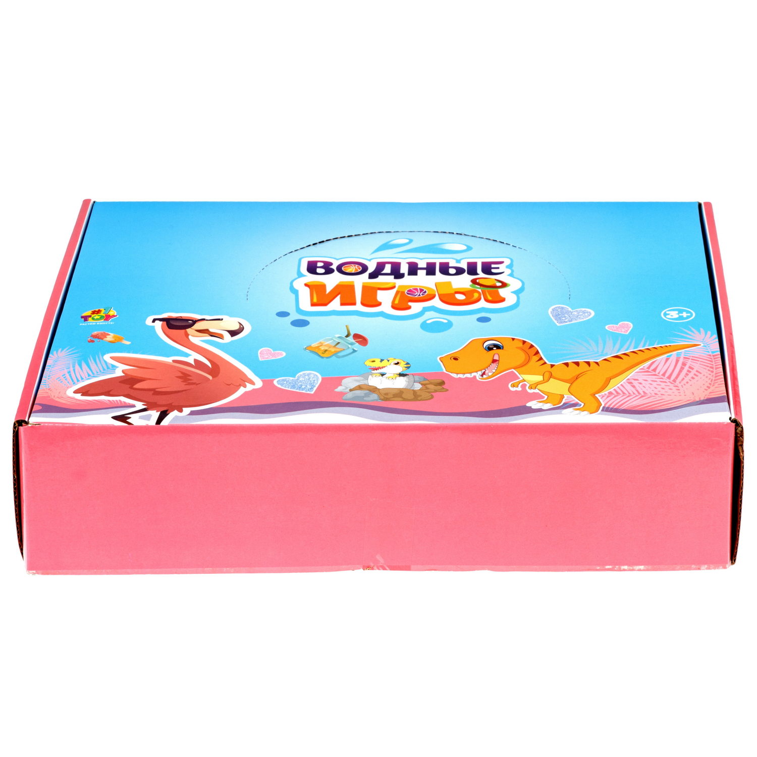 Водный тетрис 1TOY Игра с водой Насади колечки Динозавры, 15,5х7х2 см, 3 вида