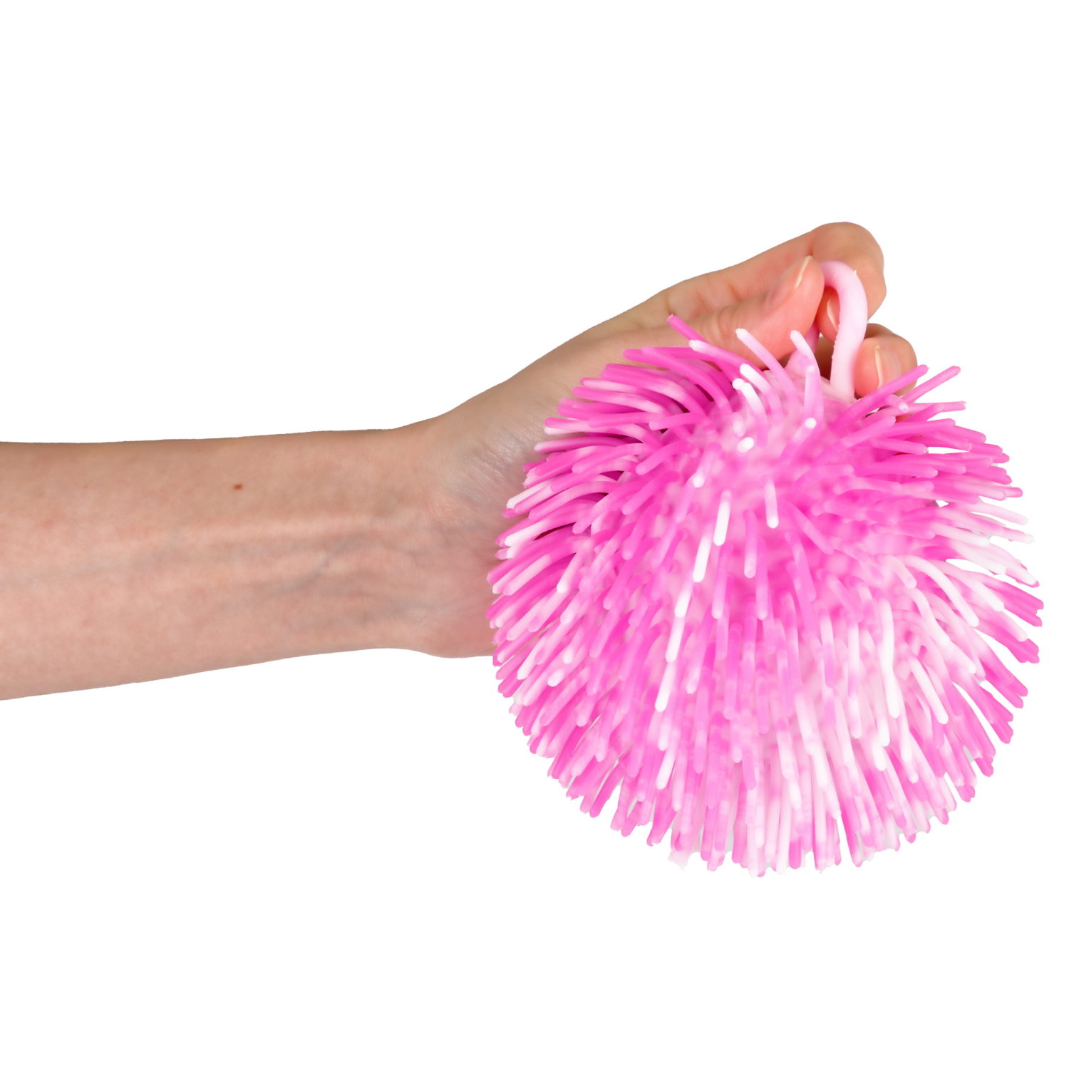 Игрушка-антистресс для рук 1toy Йо-Ёжики, шар 15 см, со светом, 4 цвета в ассортименте