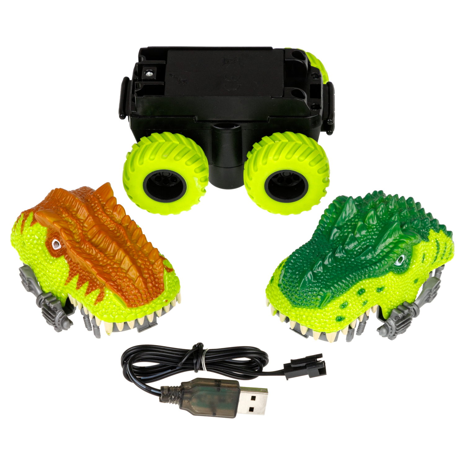 1TOY NEXTREME Гибкий трек  Динопарк 150 деталей, диномобиль, сменный кузов, 2 стойки, 1 крепеж к столу