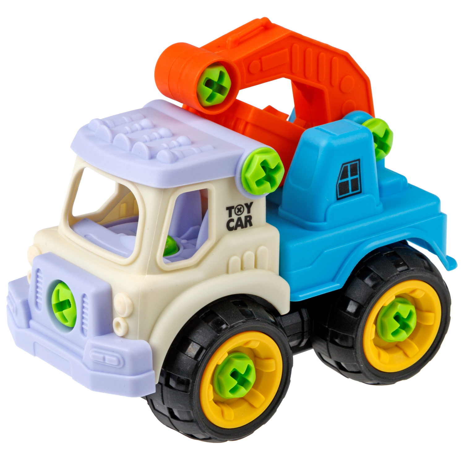 1toy Новостройка строительная техника, сборно-разборная, в асс. 4 вида (пакет)