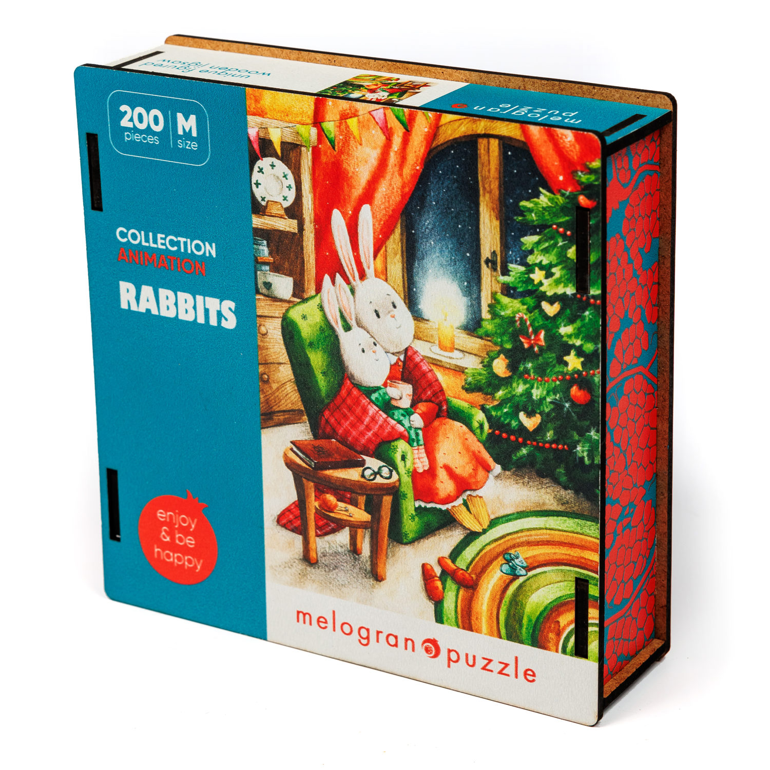 Деревянные пазлы Collection Animation Новогодняя елка, 120 деталей, 20,5х29 см, 12+