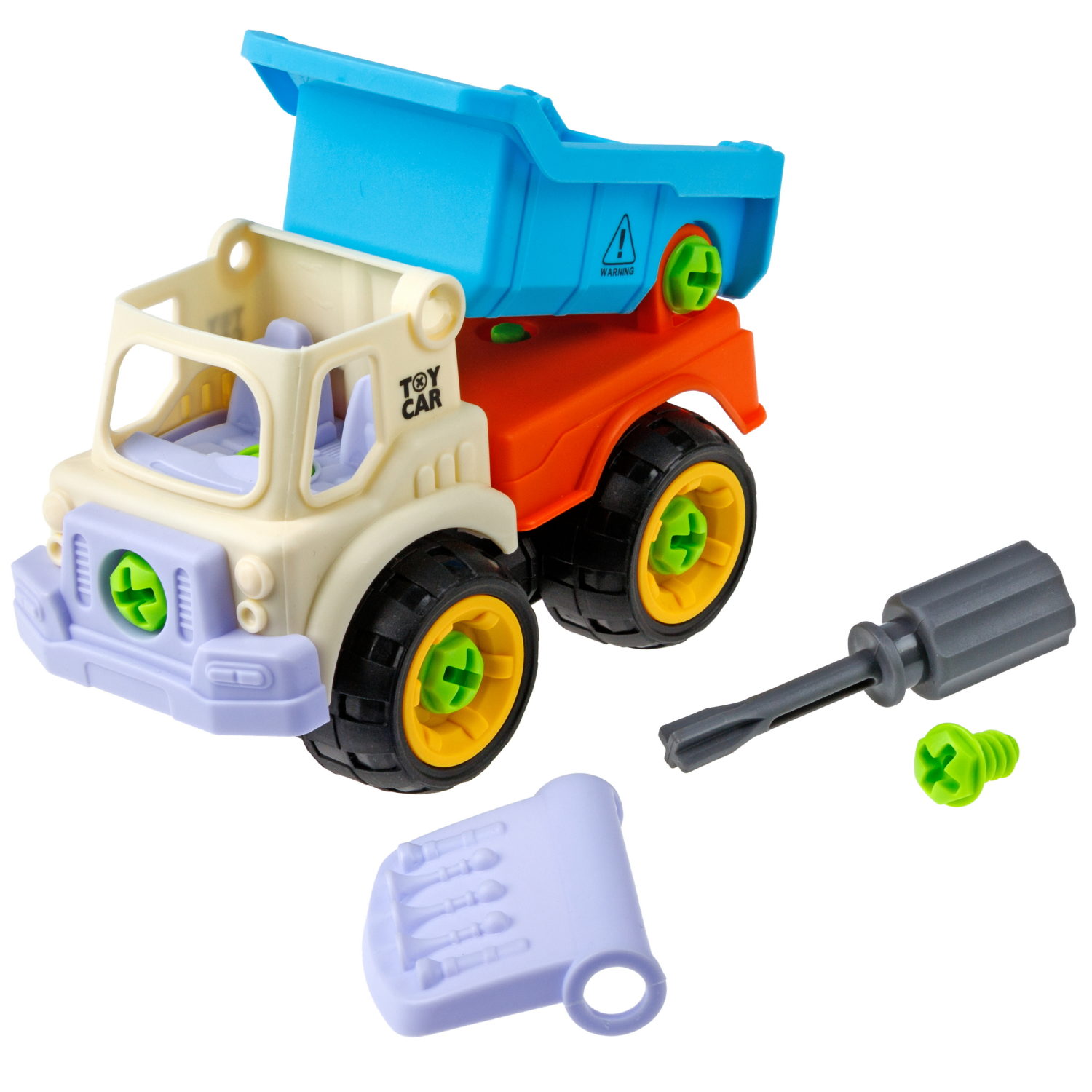 1toy Новостройка строительная техника, сборно-разборная, в асс. 4 вида (пакет)