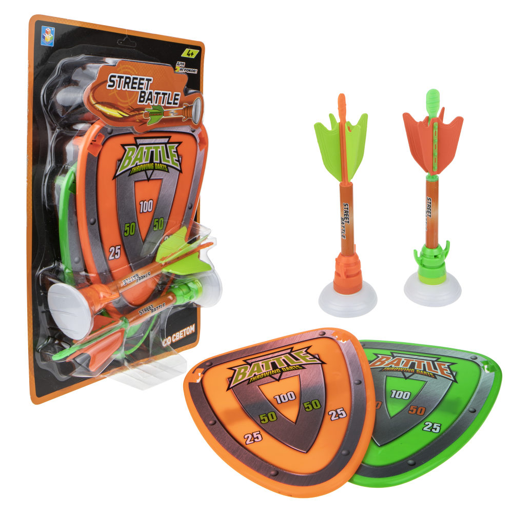 Игровой набор 1TOY стрелы с присосками, для лука, арбалета 