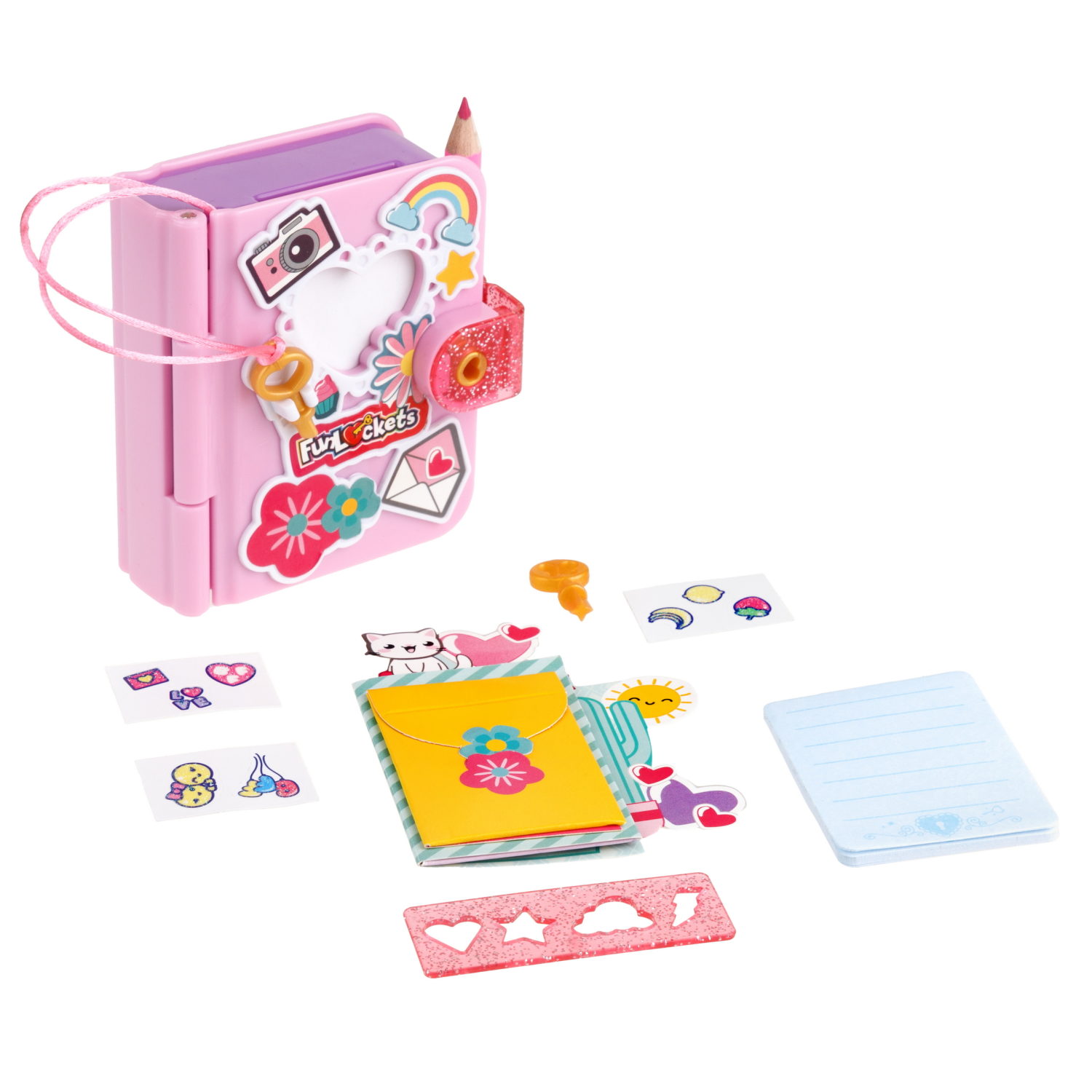 Funlockets Дневник с секретами Mini, 15+ сюрпризов, игровой набор для девочки