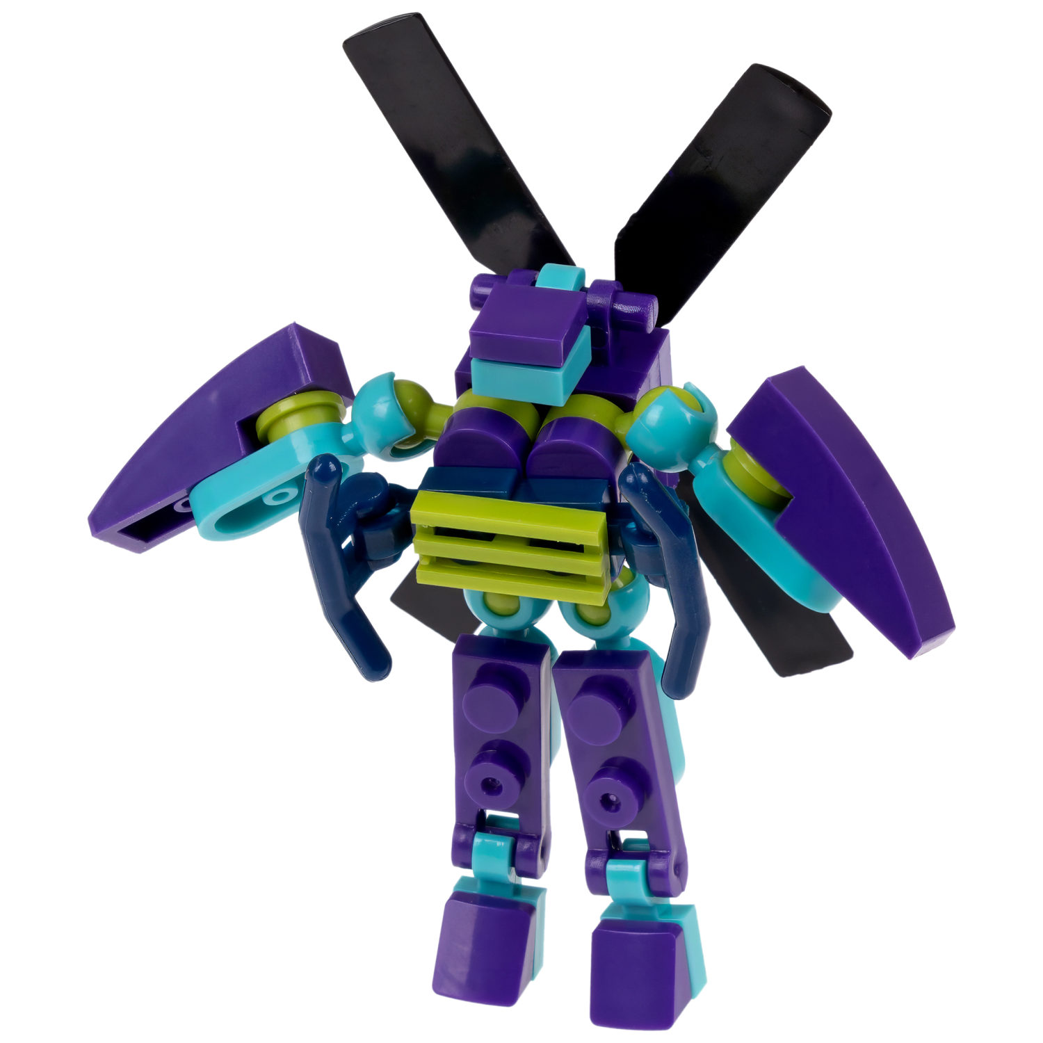 Конструктор 1TOY Blockformers  "Мегавтоформер" 6 в 1, 6 видов, из 6 шт. собирается большой робот