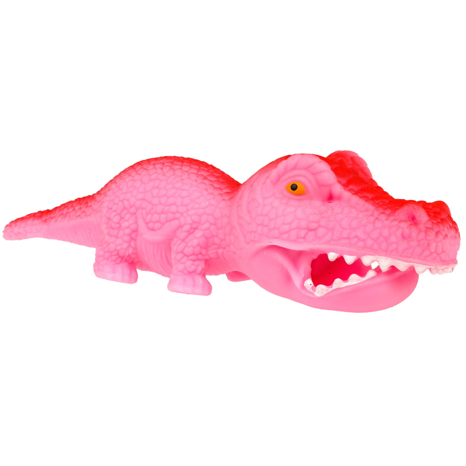 Игрушка-антистресс 1TOY Крутой замес «Крокозавр», розовый