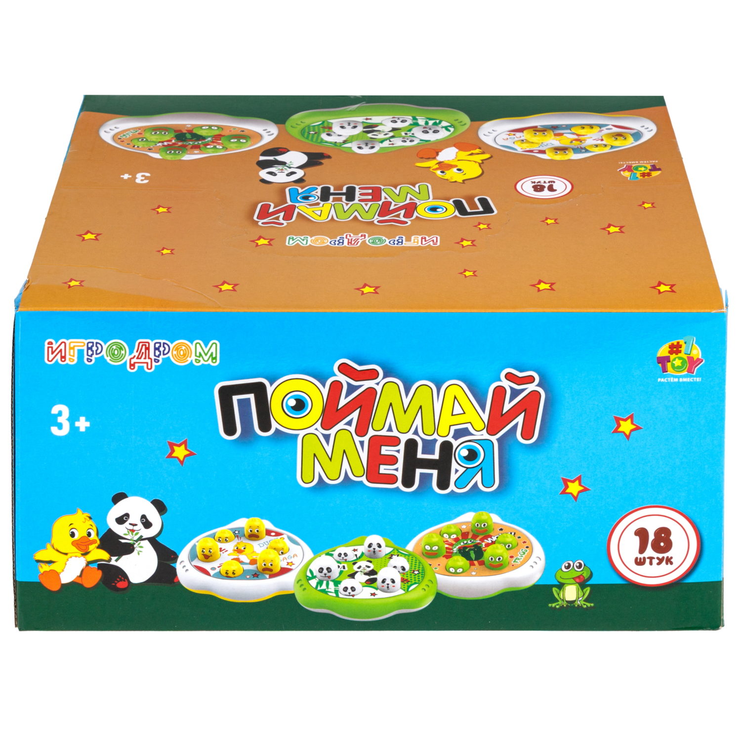 Настольная игра 1TOY Игродром Поймай меня, мини, в ассортименте