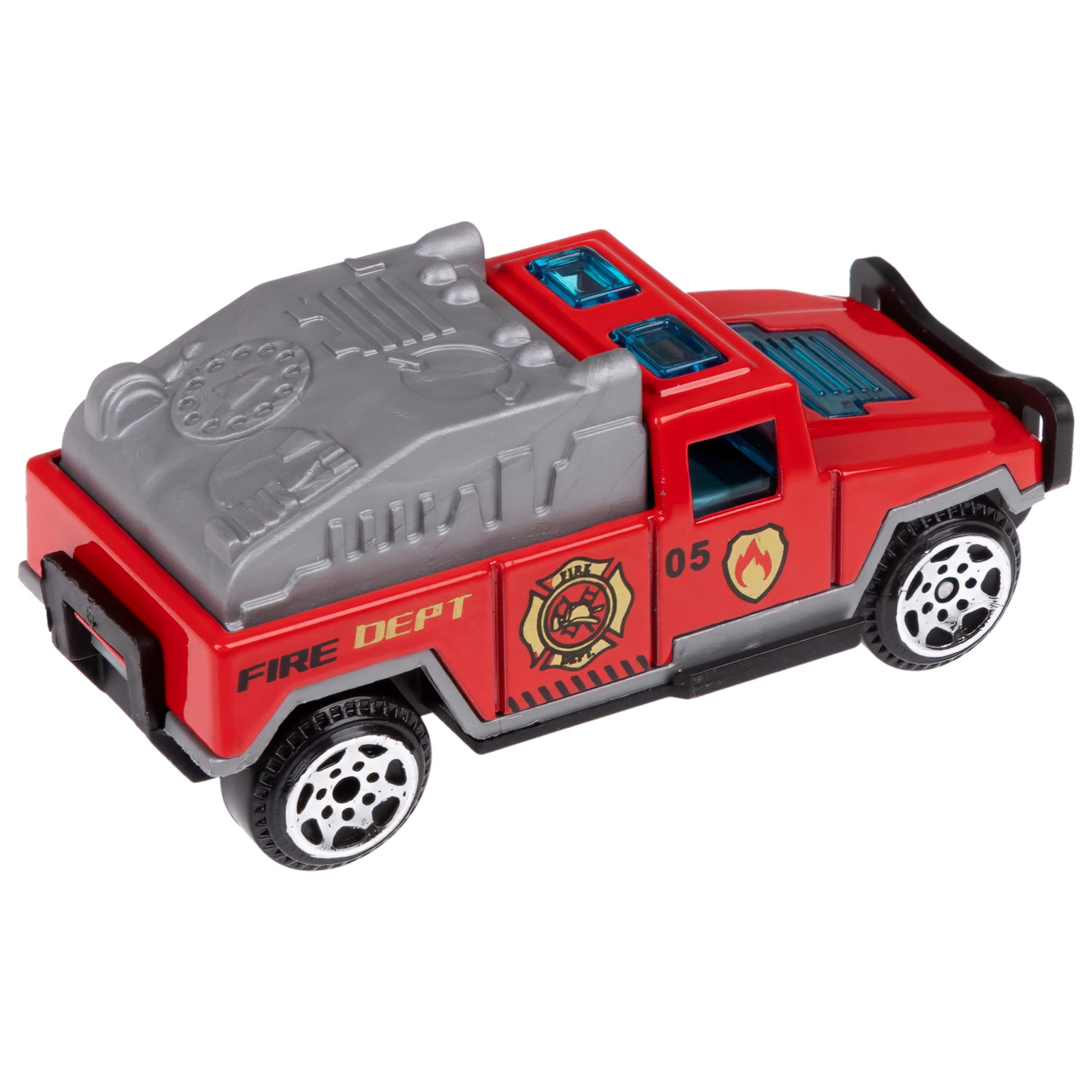 1toy Экстренные службы металлическая машинка 1:64 блистер, в асс. 12 шт.