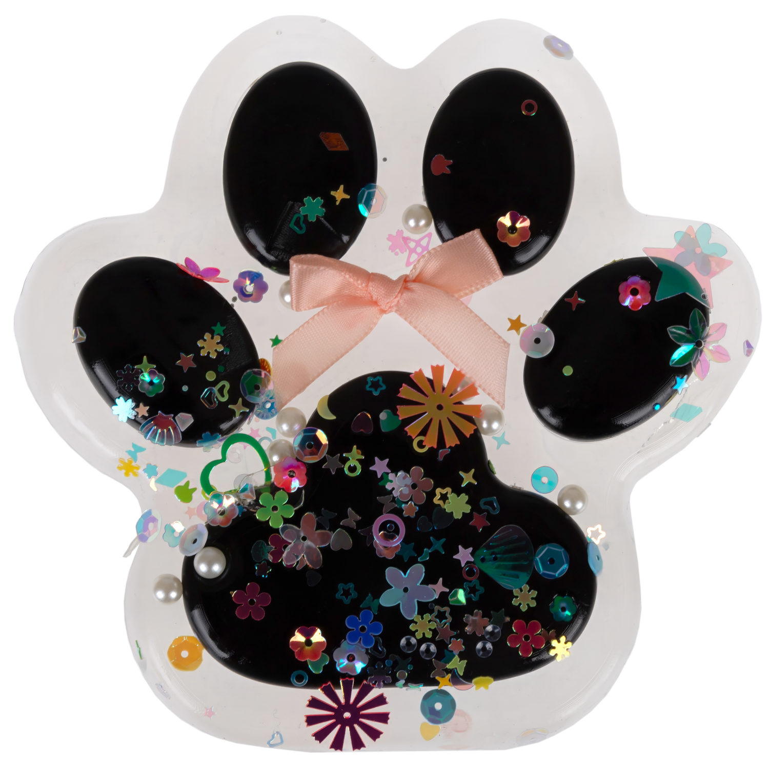 Таба лапа прозрачная 1TOY Крутой замес, большая, 14х3,5 см