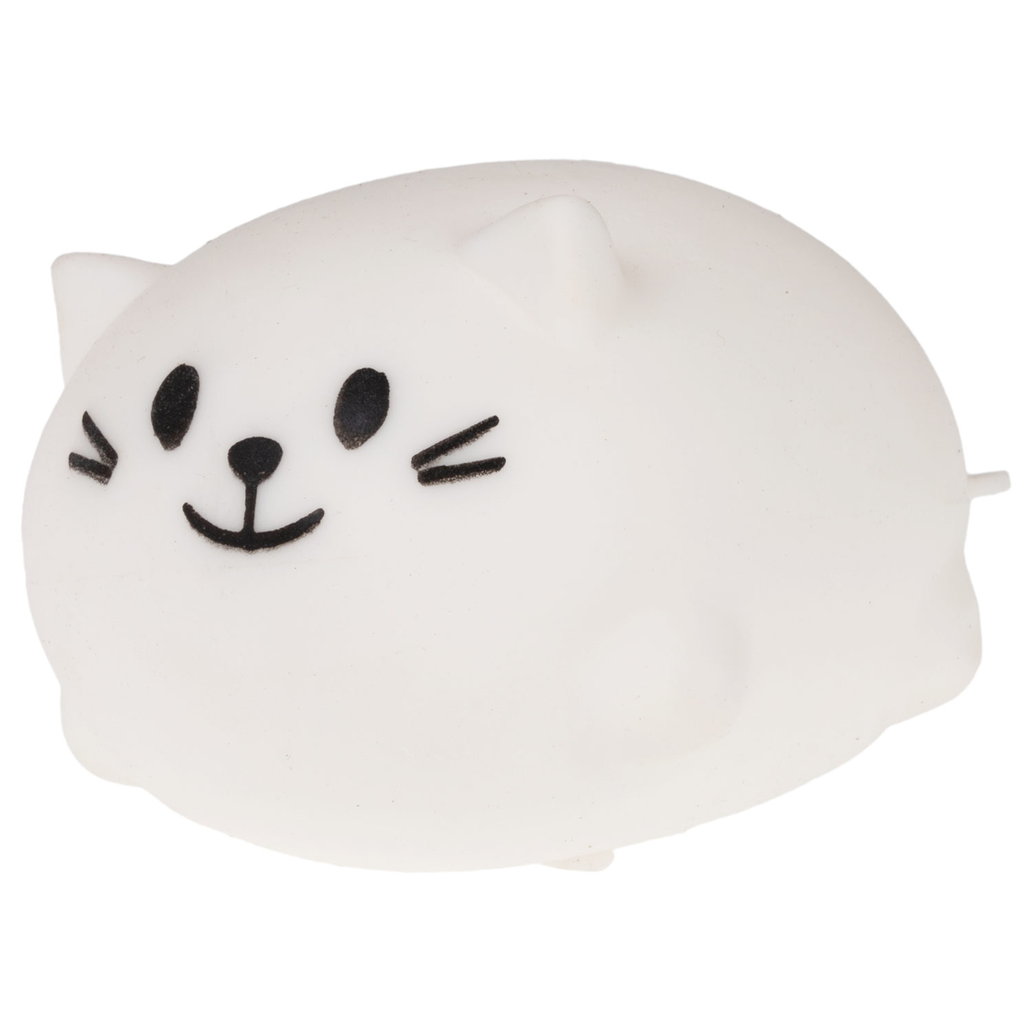 Антистресс-игрушка для рук 1TOY Крутой замес Котик, жмякалка, мялка, тянучка, 7 см