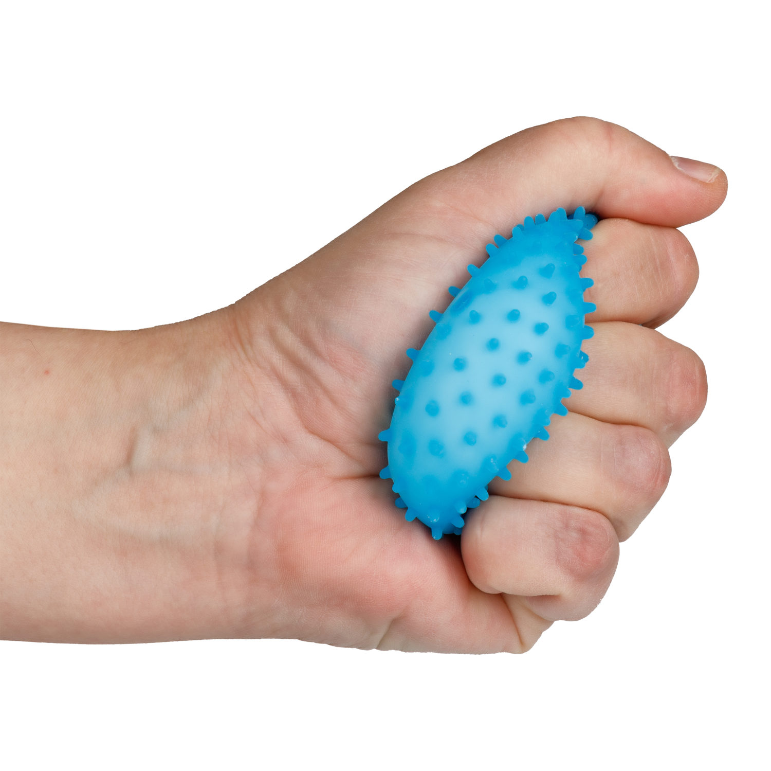 Игрушка-антистресс для рук 1TOY Крутой замес Колючка, синяя, 5 см