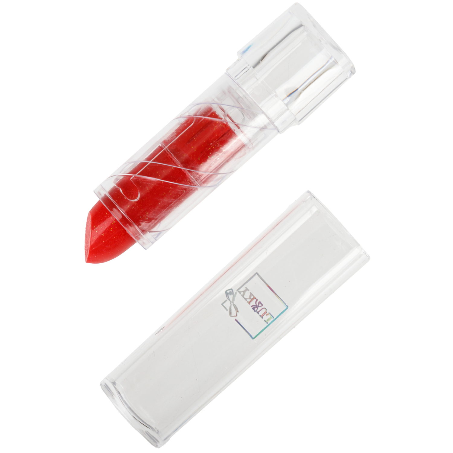 Набор Lukky Beauty Duet Ягода-Малина, блеск для губ и помада с блёстками