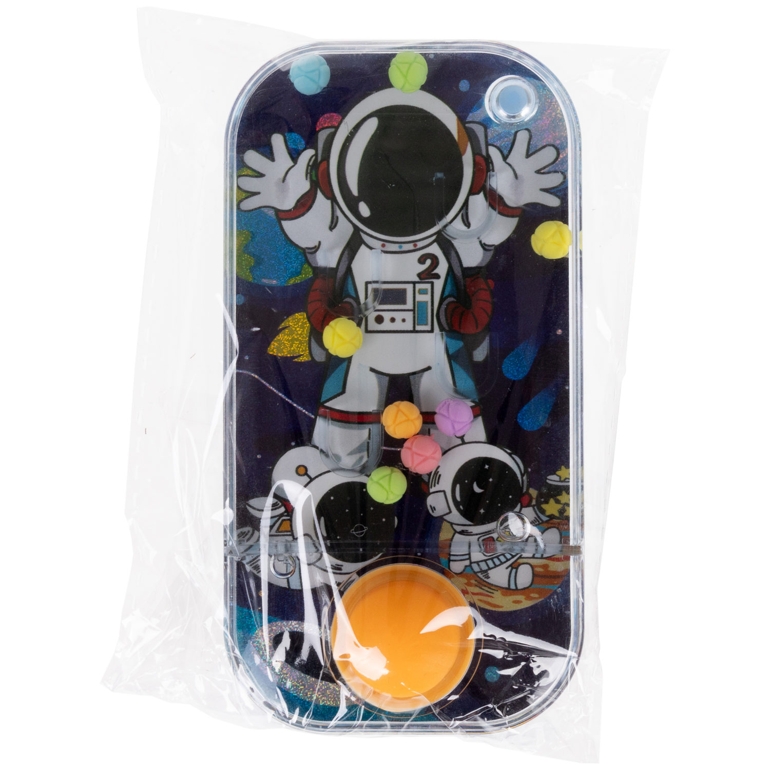 1TOY Игра с водой забрось мячики космос, 3 вида в ассортименте