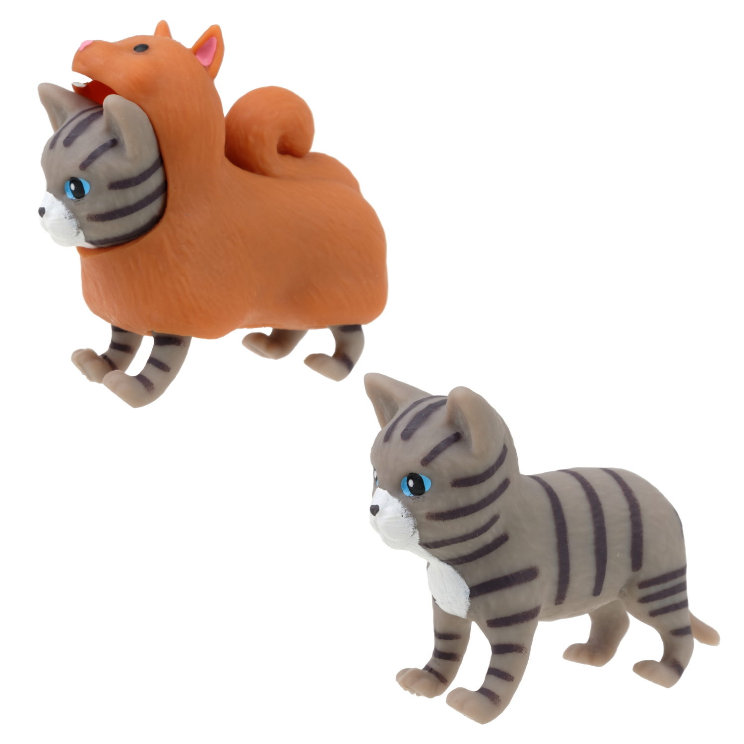 Антистресс игрушка 1TOY Прокачка для собачки серия 3, тянущиеся собачки в костюмчиках, 14 видов, пакет с окном